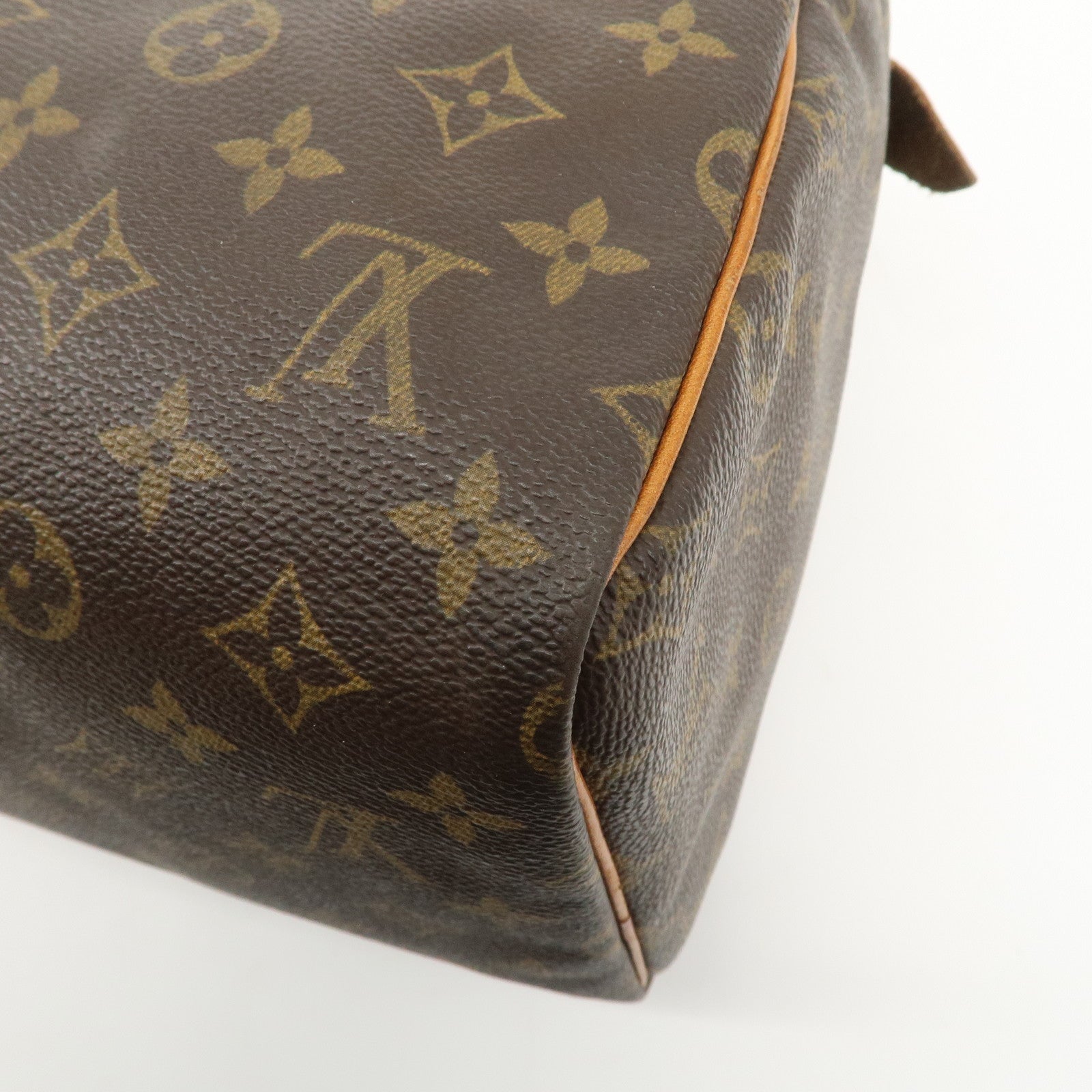 Louis Vuitton Monogram Speedy 30 Hand Bag Boston Bag M41526 Used