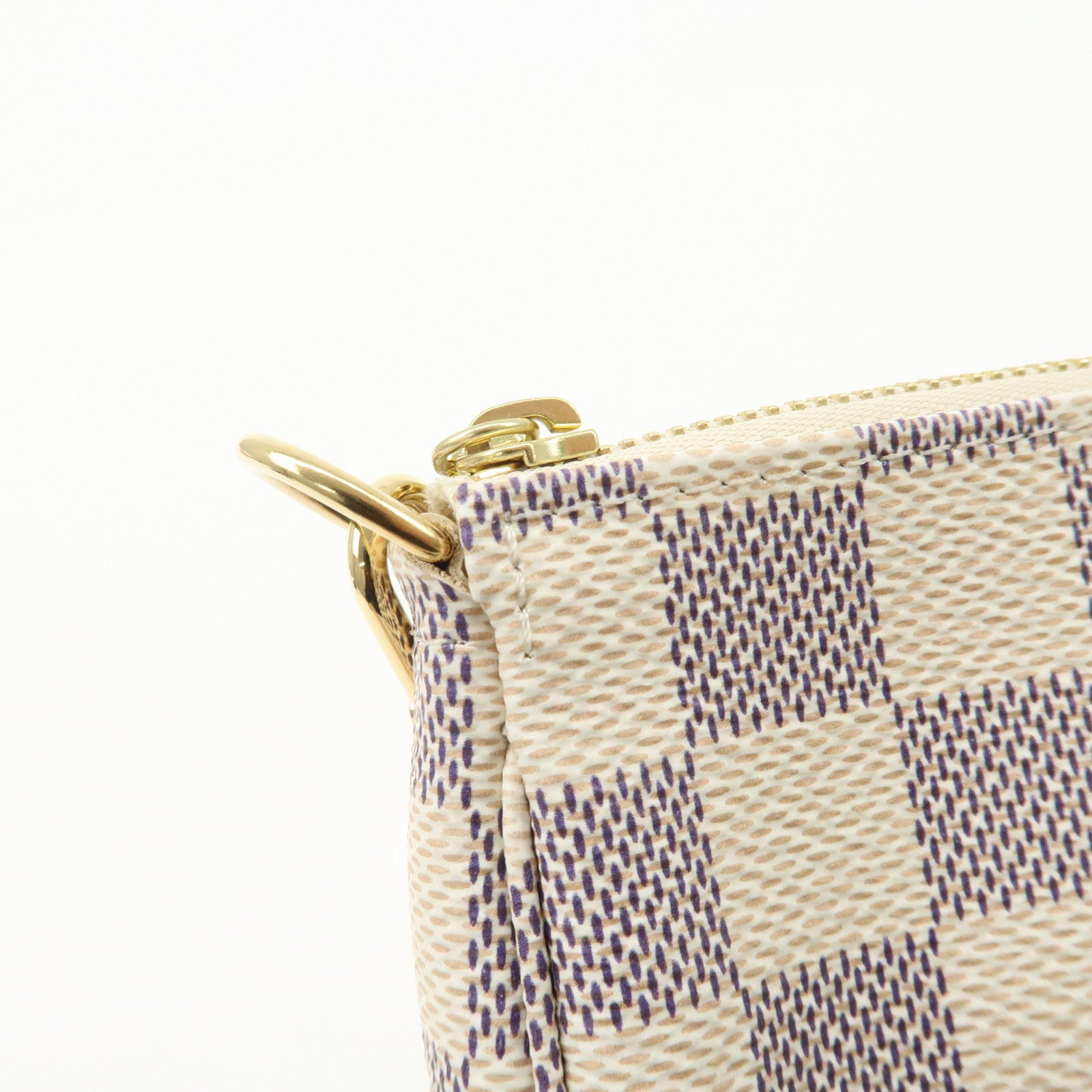 Louis Vuitton Damier Azur Mini Pochette Accessoires Pouch N58010 Used