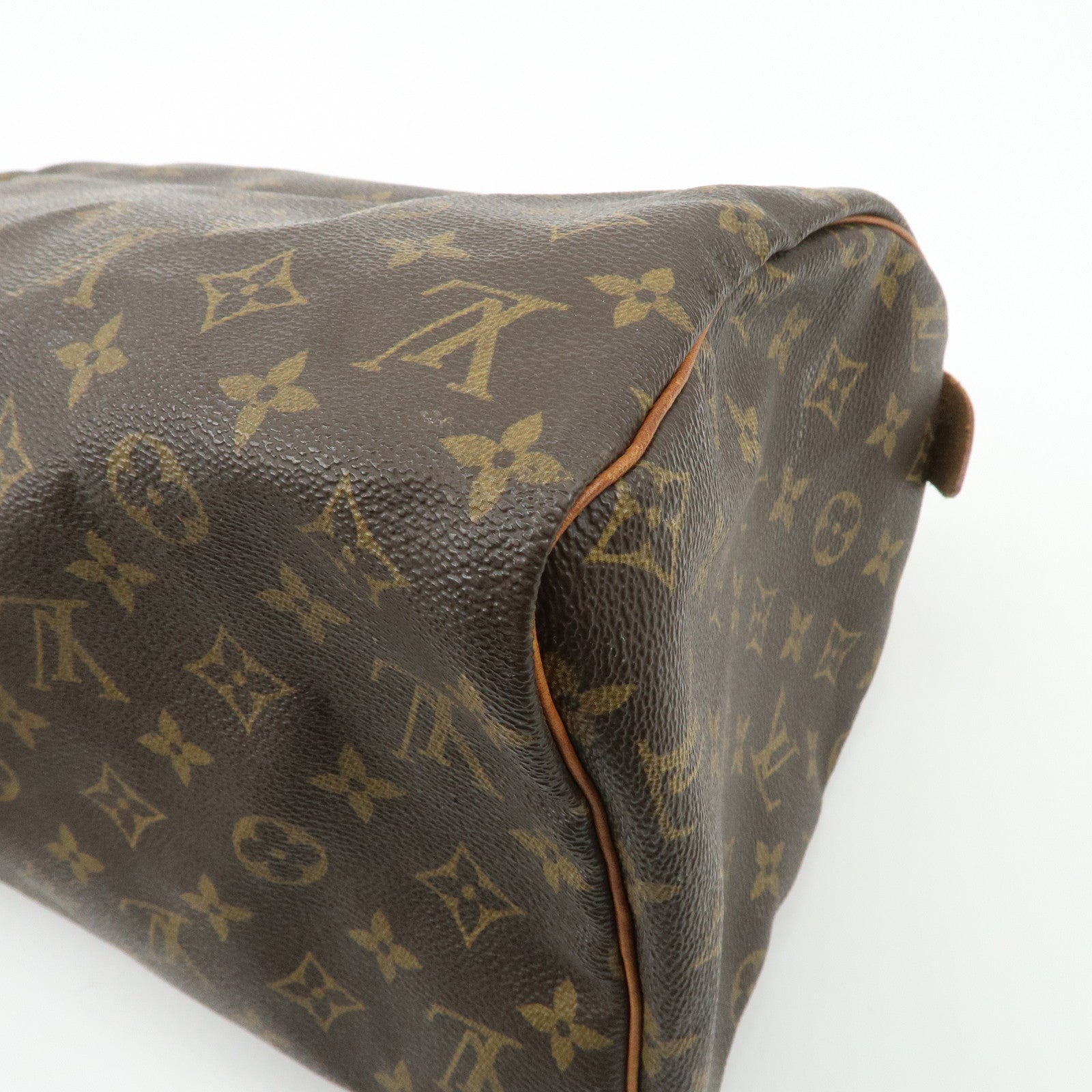 Louis Vuitton Monogram Speedy 30 Hand Bag Boston Bag M41526 Used