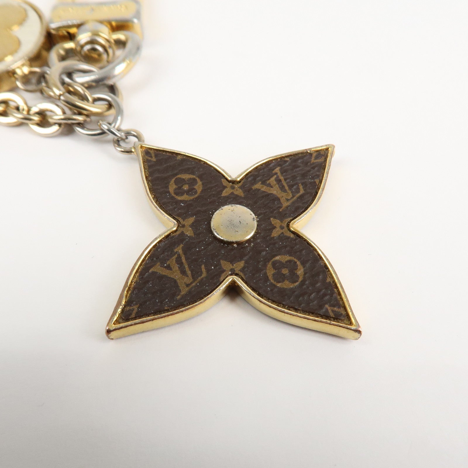 Louis Vuitton Porte Cles Spring Street Bag Charm Gold M69008 Used
