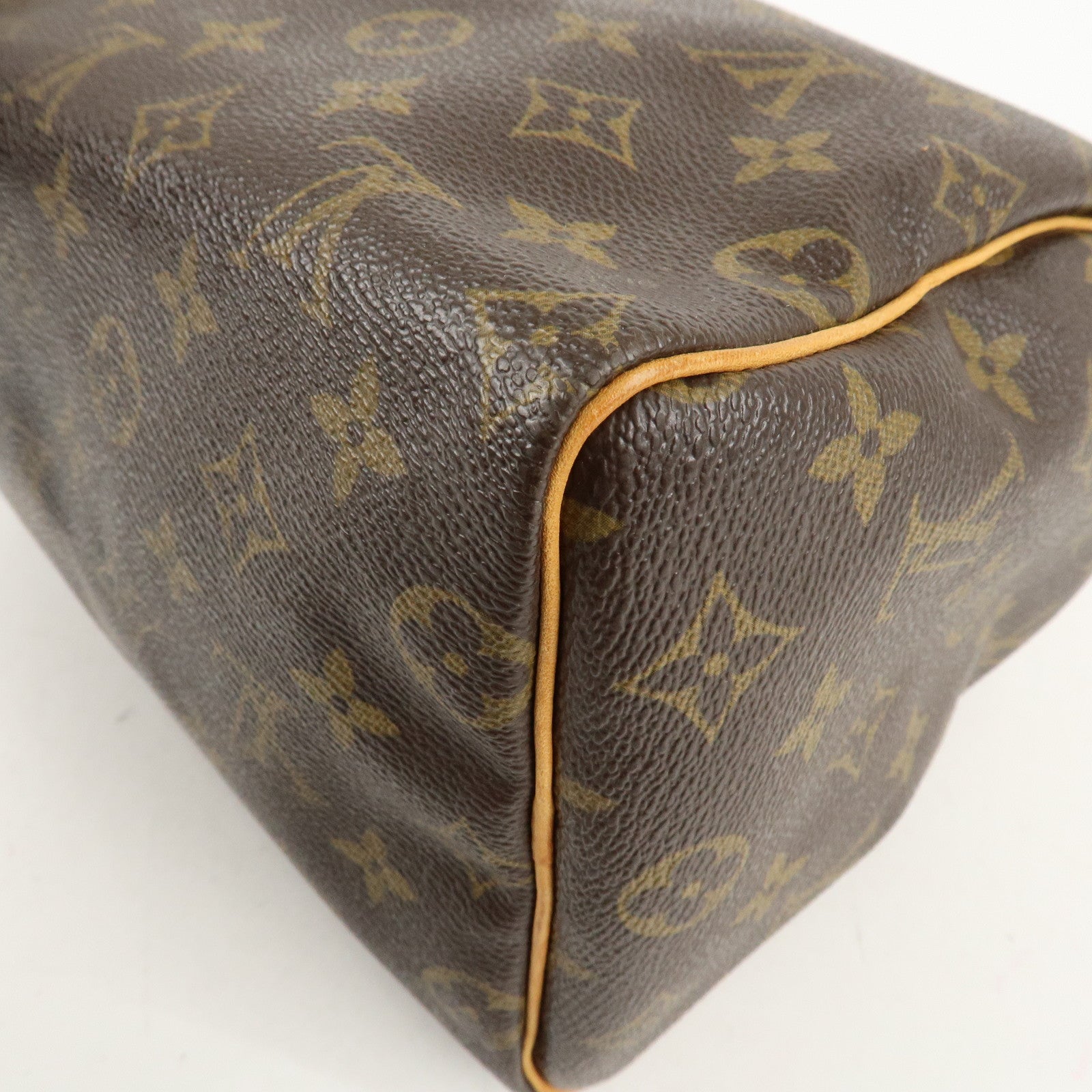 Louis Vuitton Monogram Speedy 25 Hand Bag Boston Bag M41528 Used