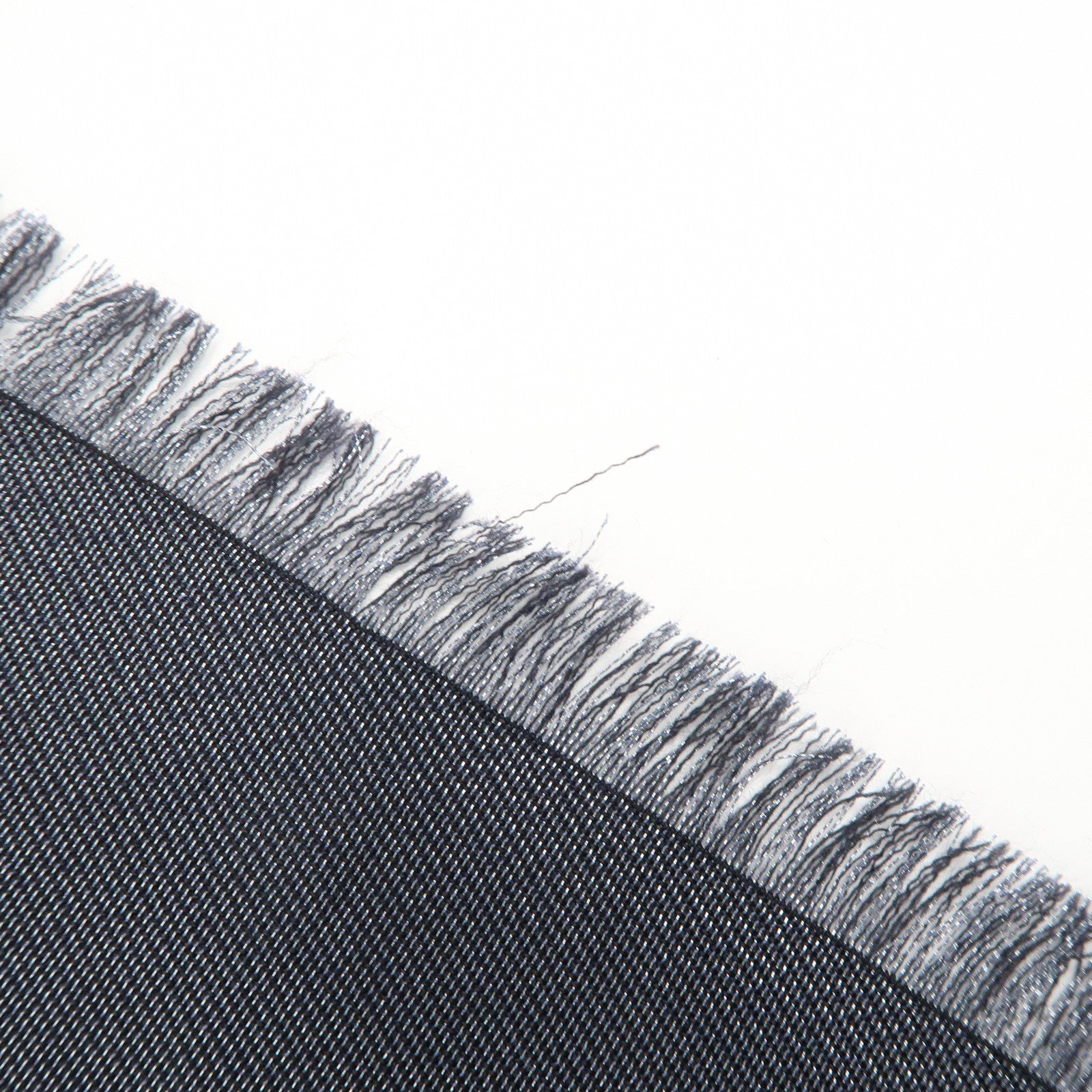 Louis Vuitton Shawl Monogram Shine Stole Scarf Noir Black 401910 Used