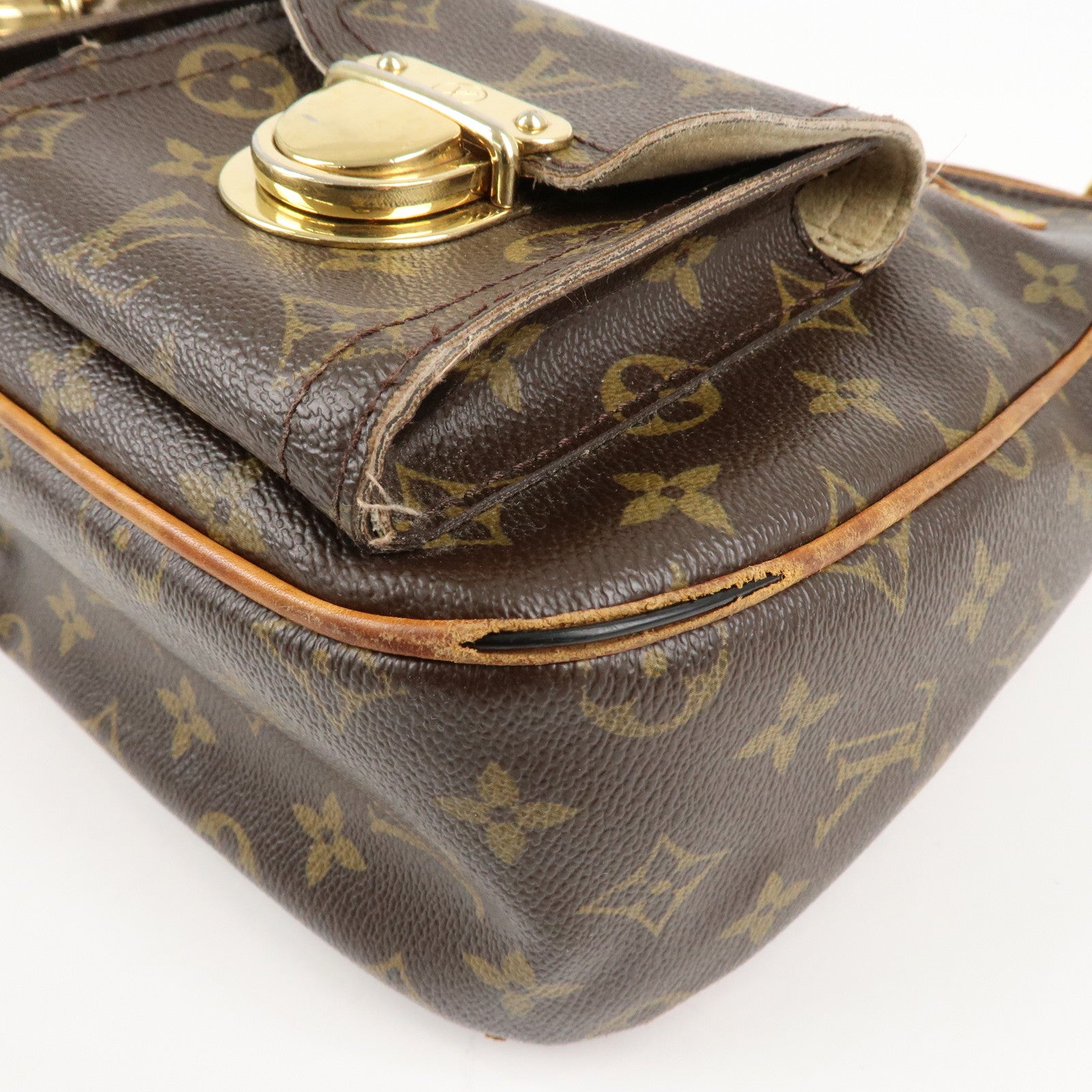Louis Vuitton Monogram Hudson GM Shoulder Bag M40045 Used