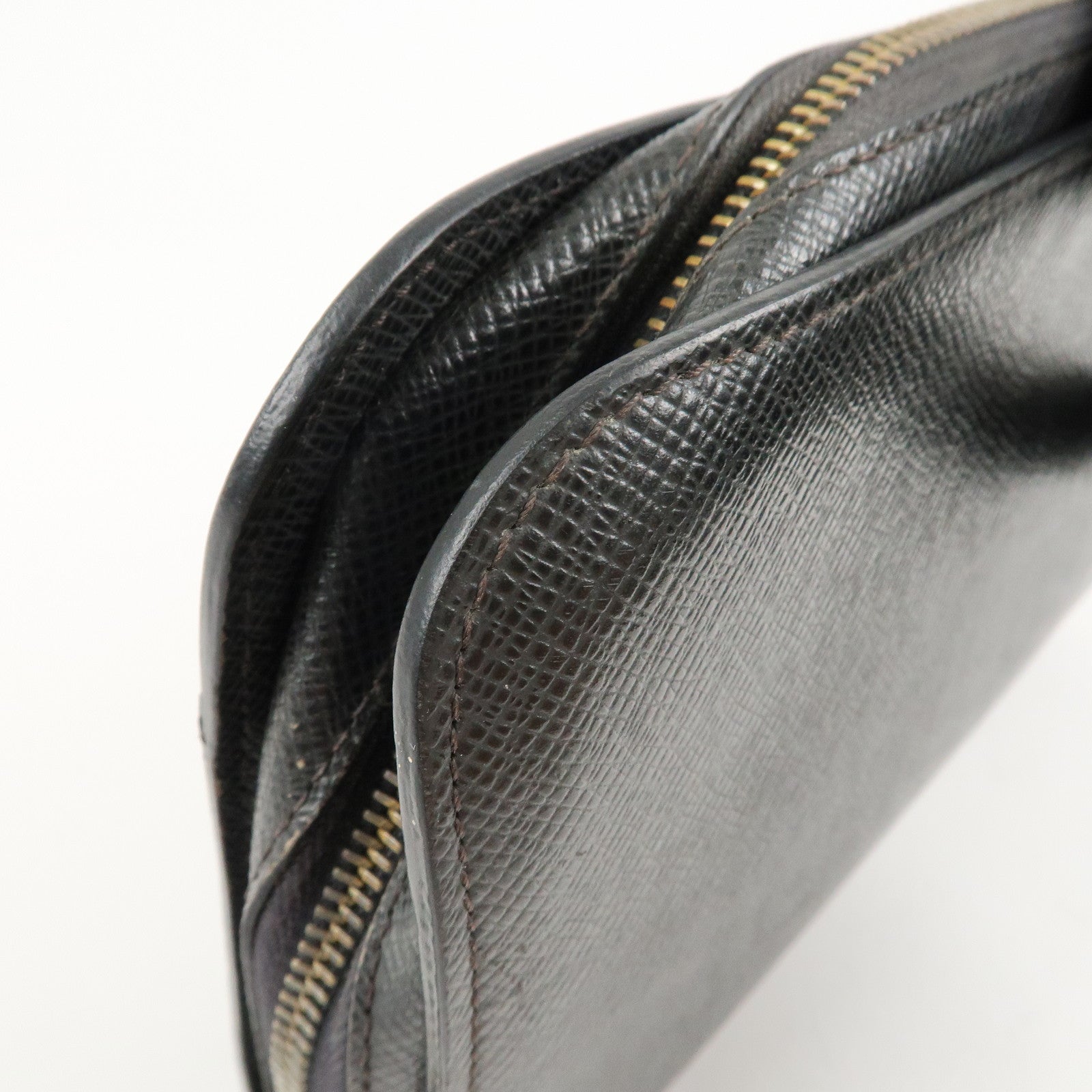 Louis Vuitton Taiga Baikal Clutch Bag Pouch Ardoise M30182 Used