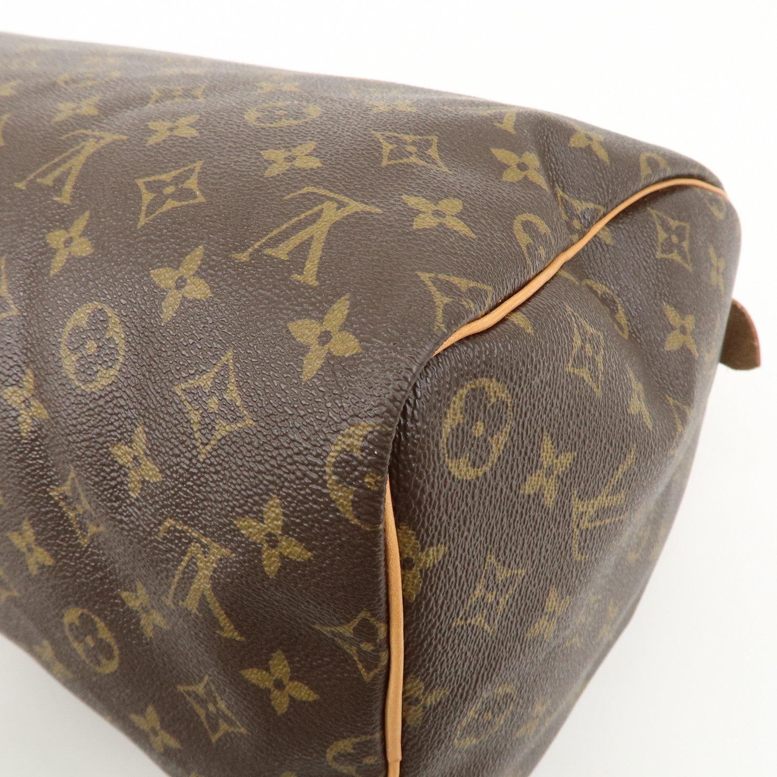 Louis Vuitton Monogram Speedy 40 Hand Bag Boston Bag M41522 Used