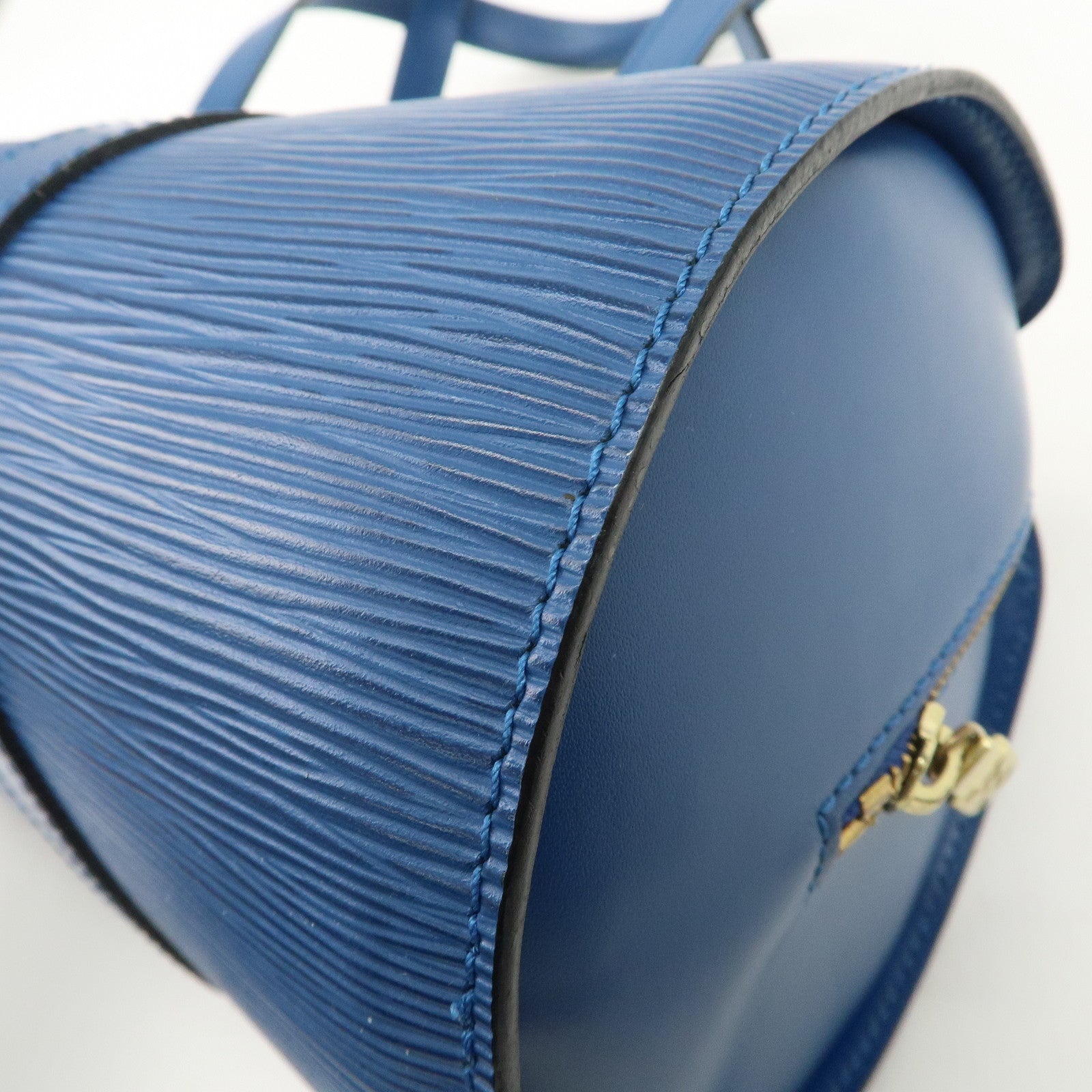 Louis Vuitton Epi Soufflot Shoulder Bag Hand Bag Blue M52222 Used