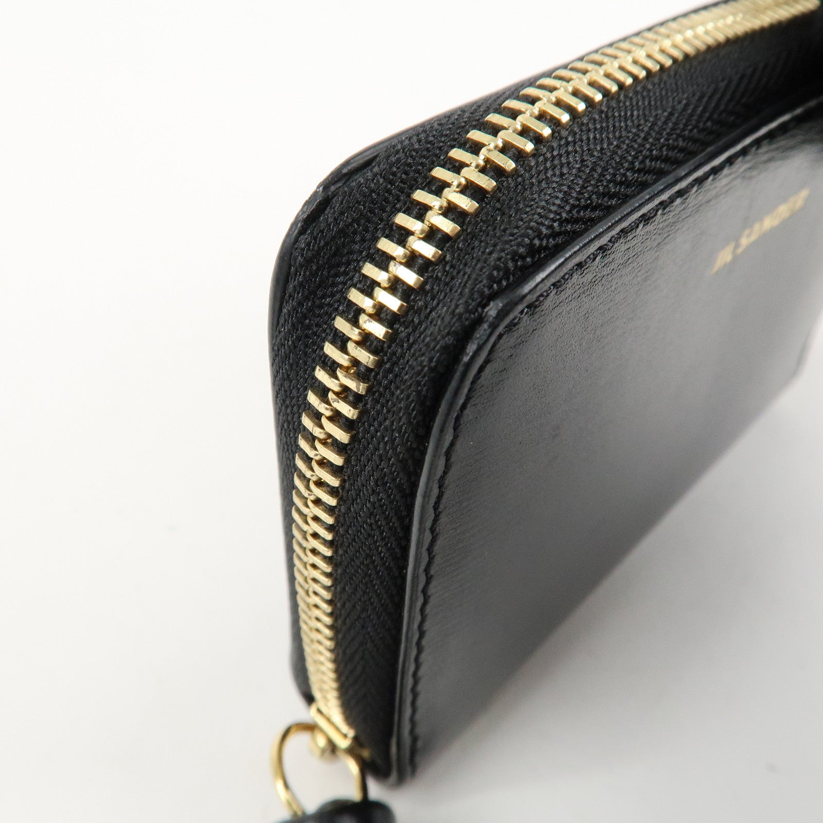Jil Sander Leather Round Zipper Coin Purse J07UI0007 P4841 Used