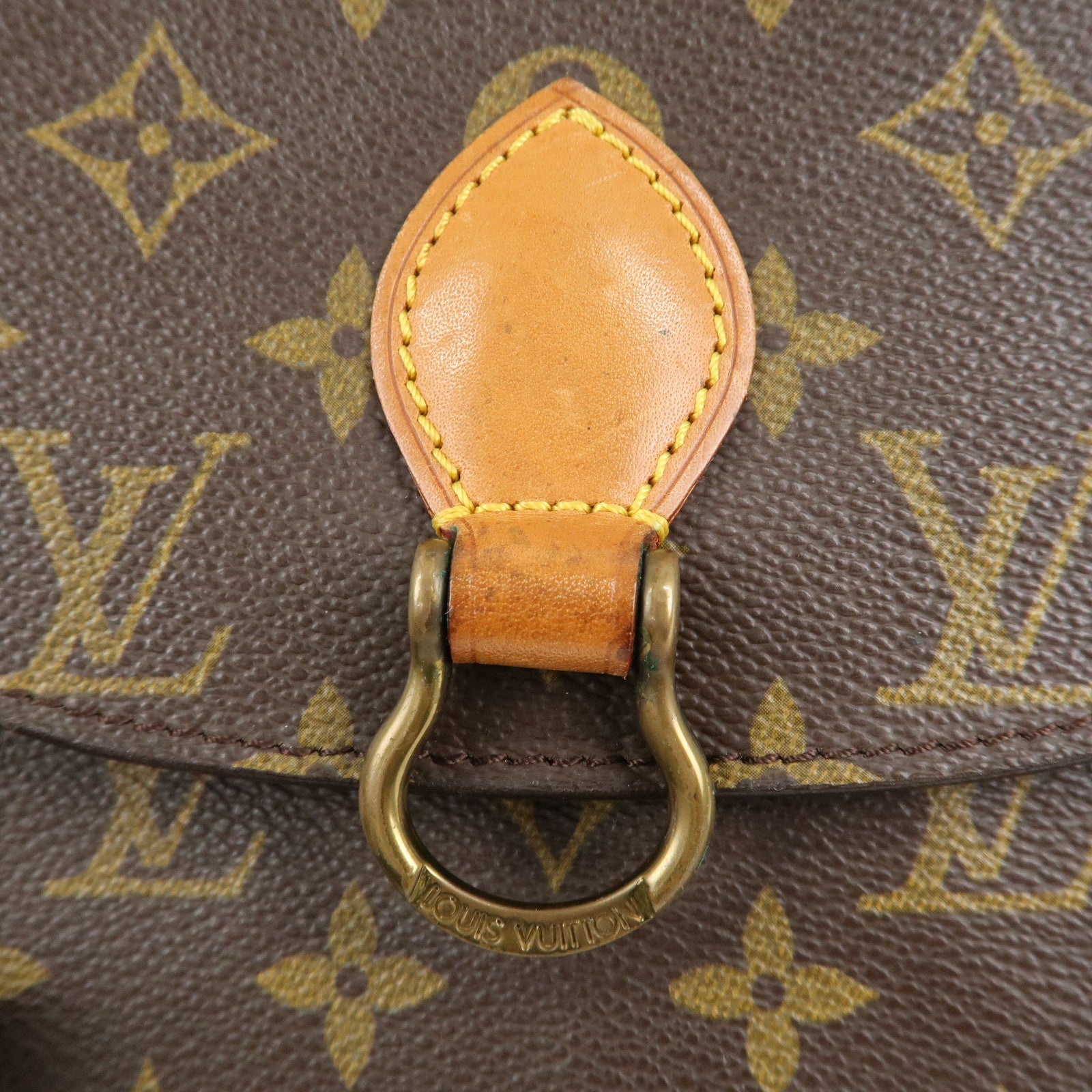 Louis Vuitton Monogram Mini Saint Cloud Shoulder Bag M51244 Used
