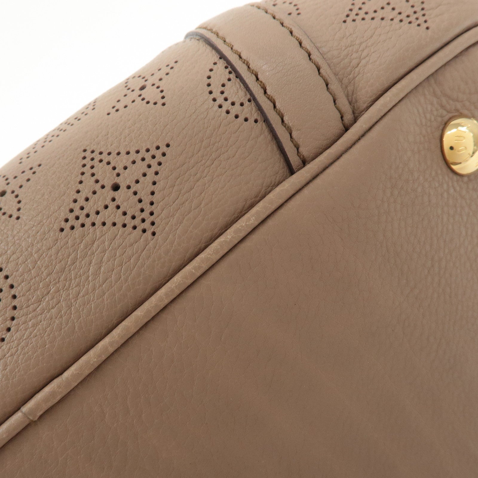 Louis Vuitton Monogram Mahina Lunar PM Shoulder Bag Sables M93433 Used