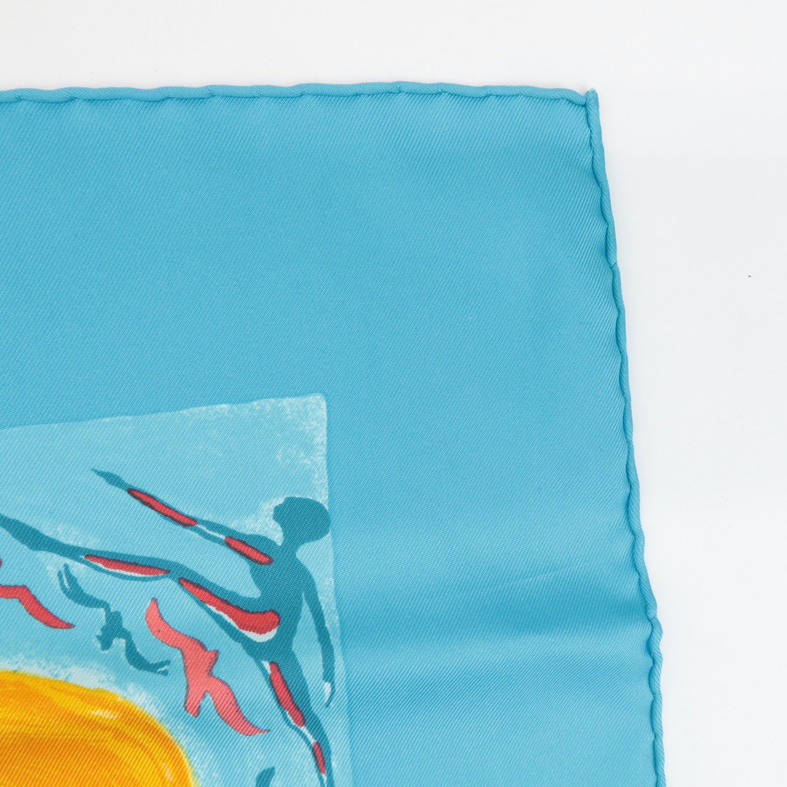 HERMES Carre 90 Silk 100% Scarf Smiles in Third Millenary Used