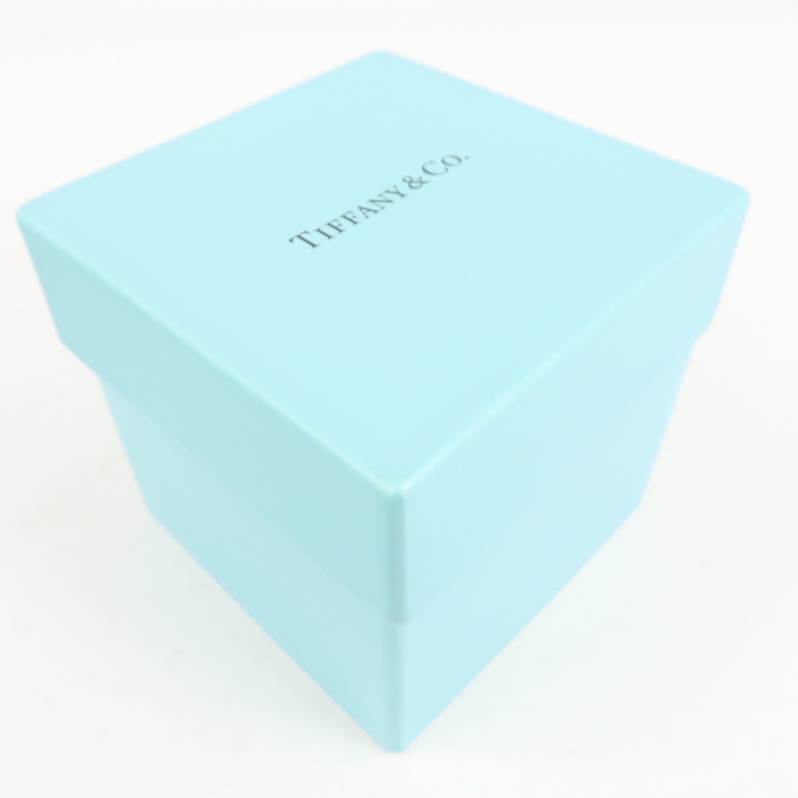 Tiffany&Co. Set of 2 Bone Ash Bone China Pottery Box Blue Used