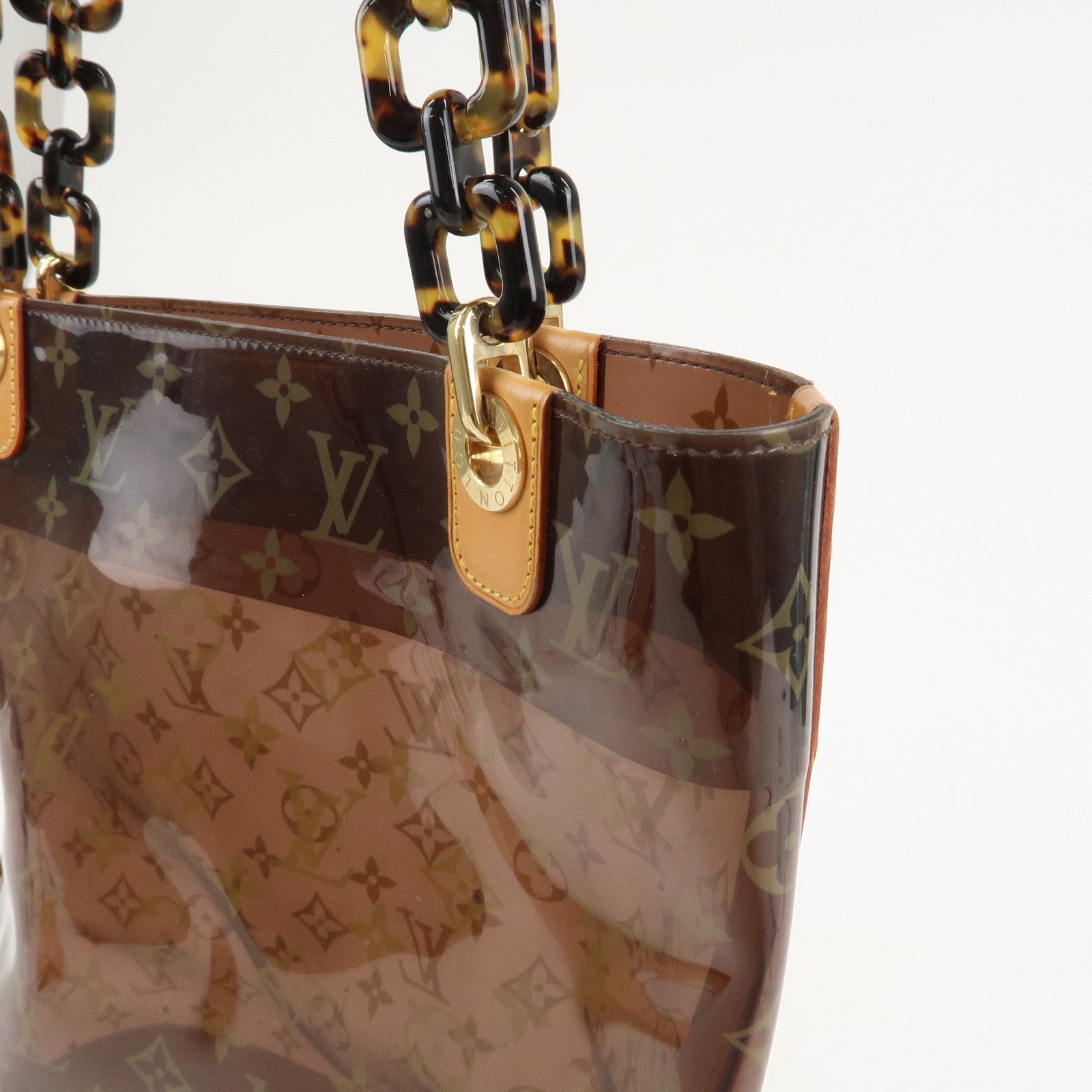 Louis Vuitton Monogram Vinyl Cabas Ambre MM Tote Bag M92501 Used