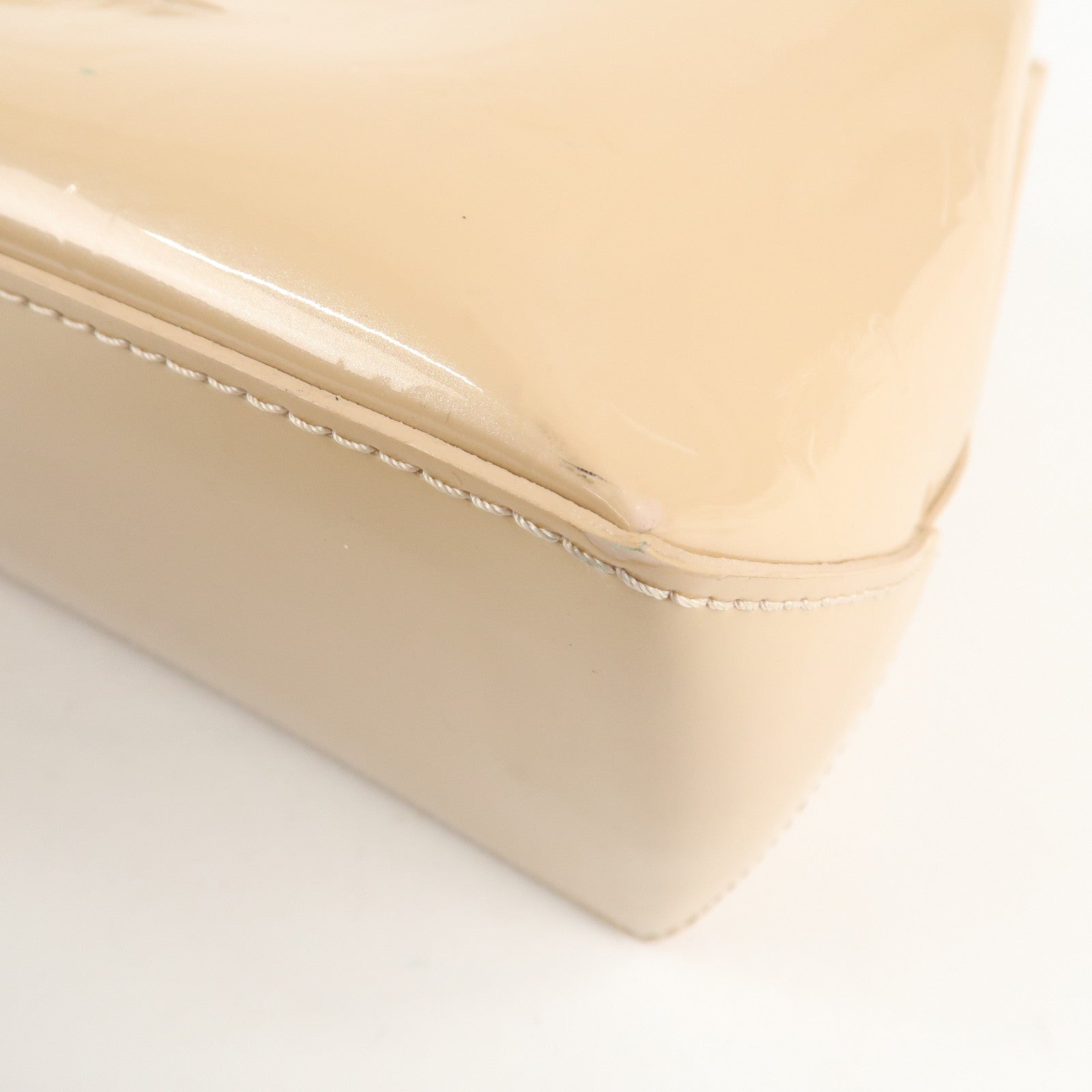 Louis Vuitton Monogram Vernis Wilshire PM Hand Bag M91642 Used