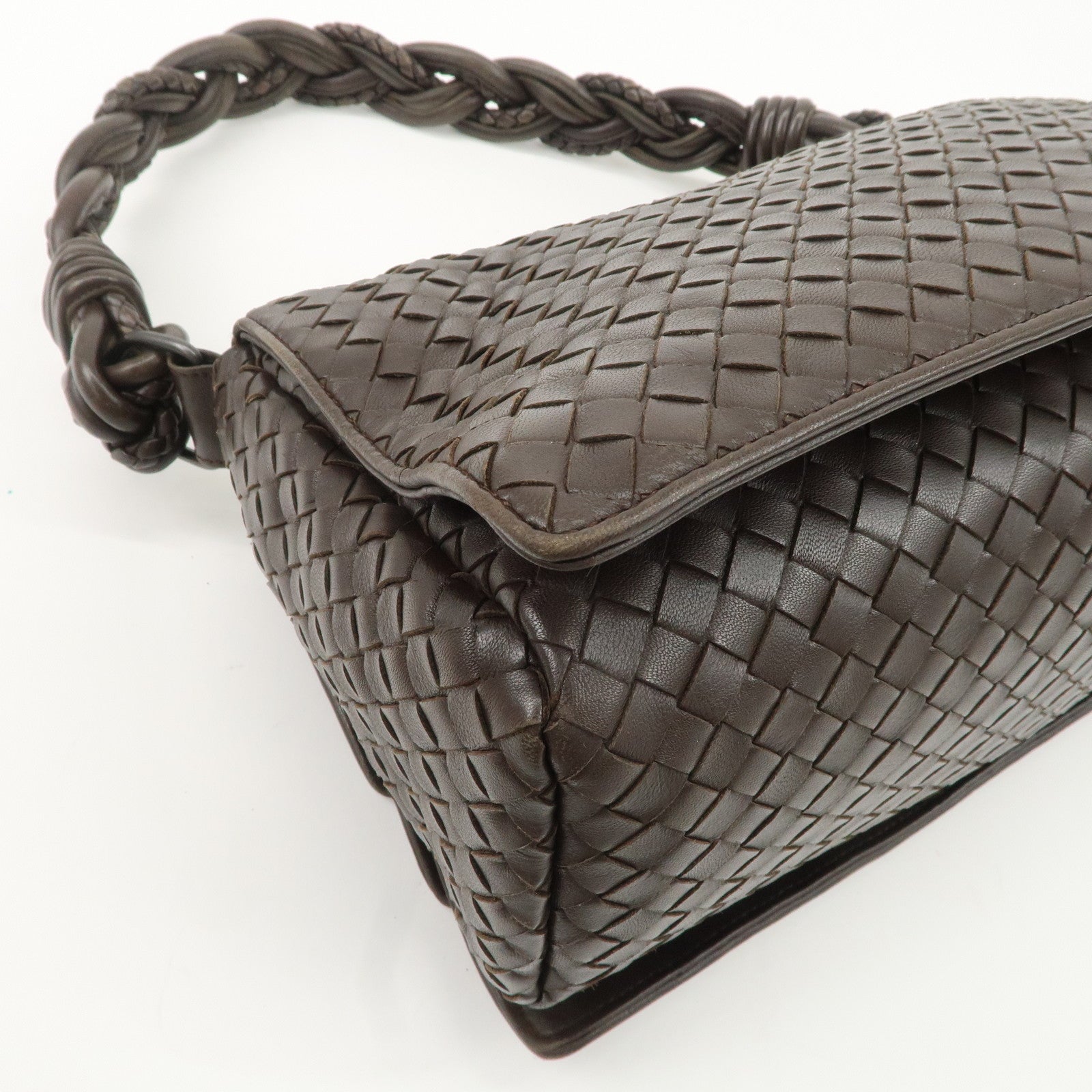 Bottega Veneta Intrecciato leather shoulder bag 145195 Used