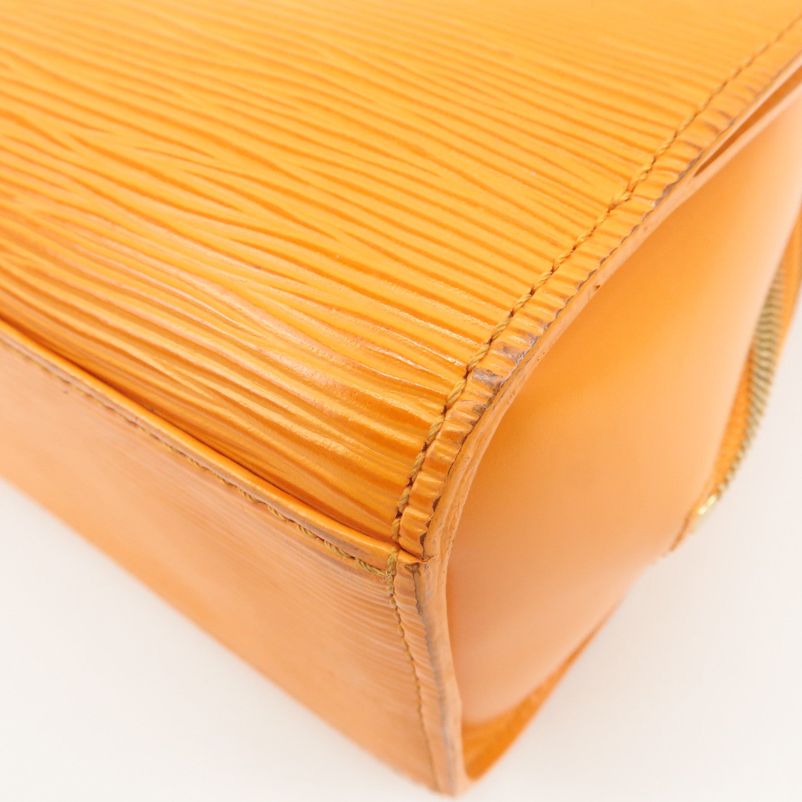 Louis Vuitton Epi Pont Neuf Hand Bag Mandarin Orange M5205H Used