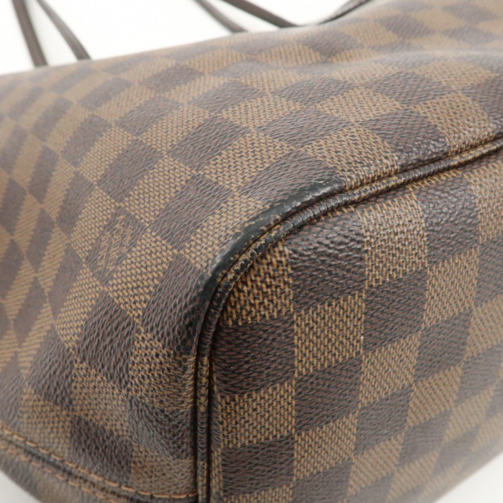 Louis Vuitton Damier Neverfull MM Tote Bag Shoulder Bag N51105 Used
