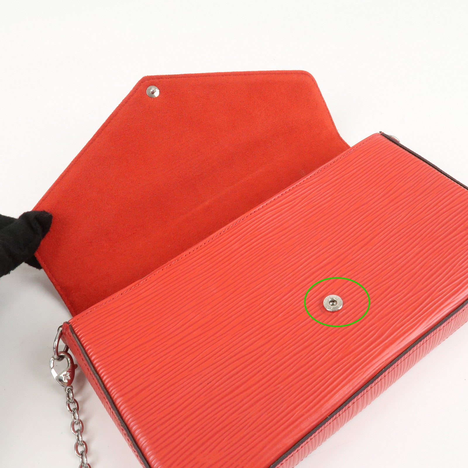 Louis Vuitton Epi Pochette Felicie Chain Shoulder Bag M68629 Used