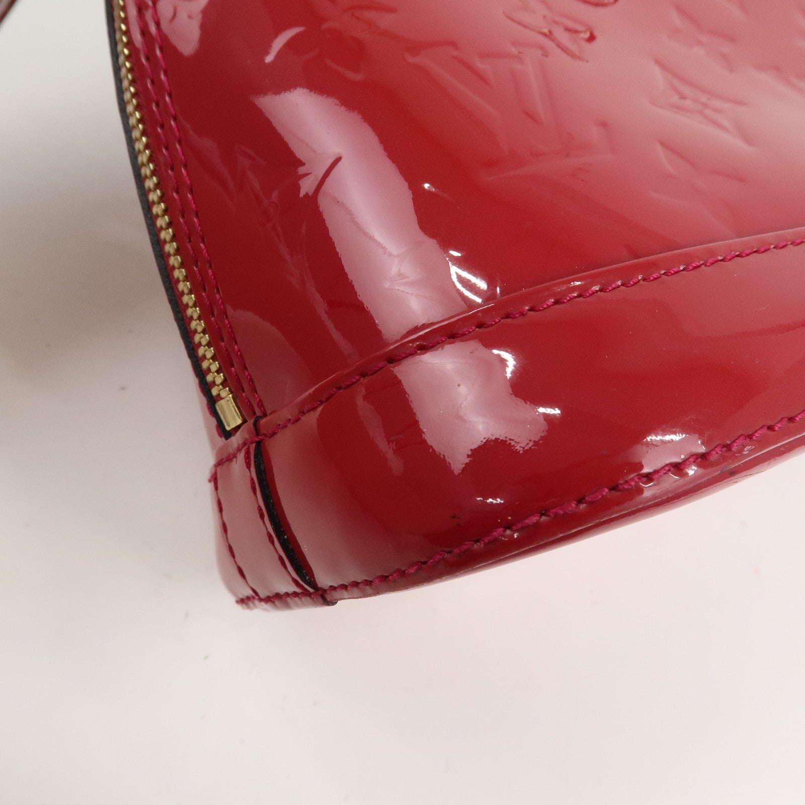 Louis Vuitton Monogram Vernis Alma BB 2Way Bag Rose Indien M91771 Used