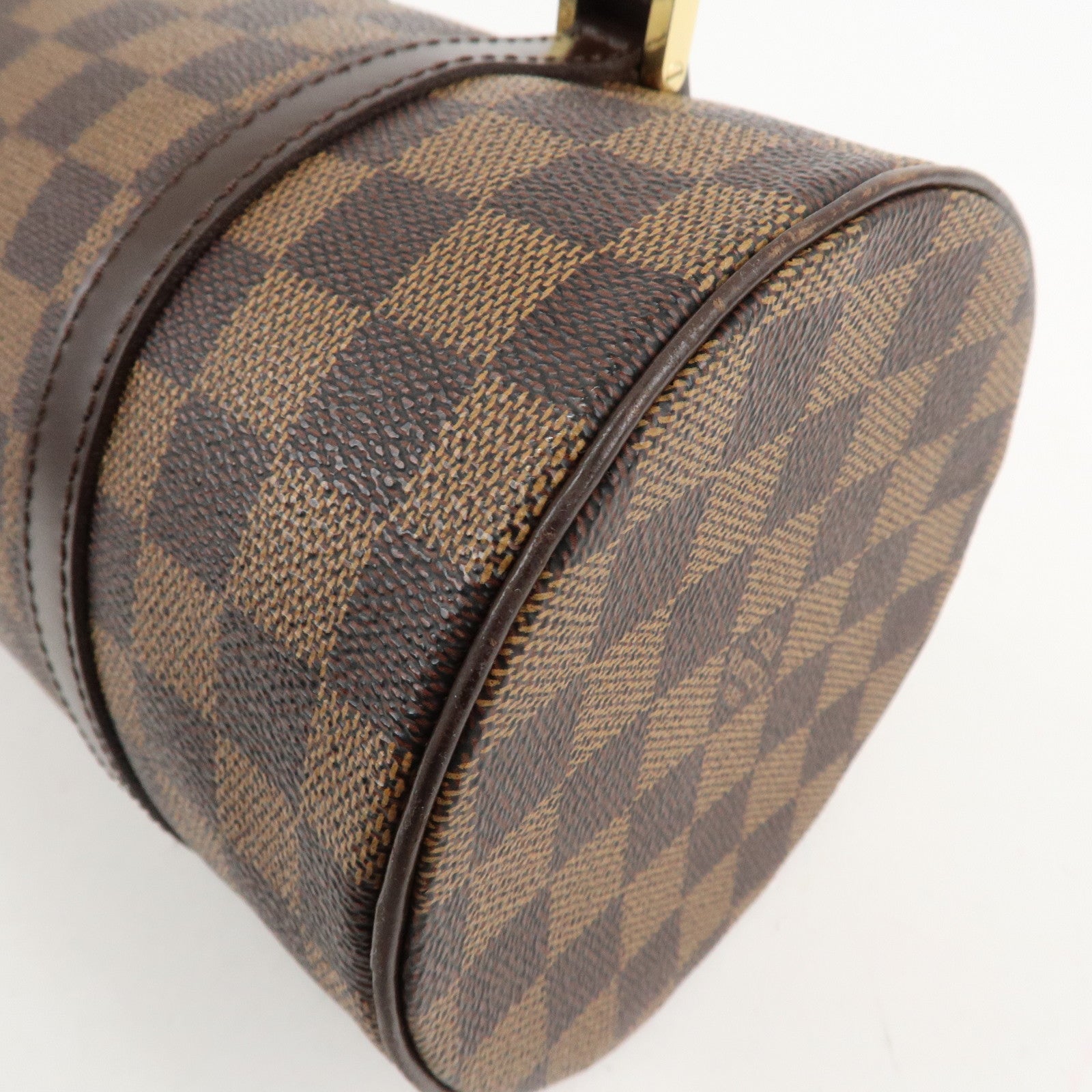 Louis Vuitton Damier Ebene Papillon 26 Hand Bag Brown N51304 Used
