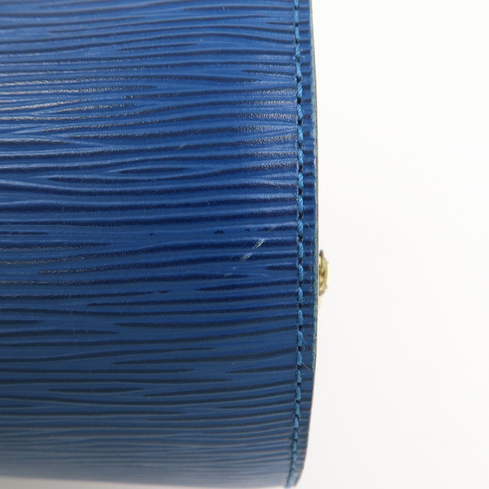 Louis Vuitton Epi Soufflot Shoulder Bag Hand Bag Blue M52225 Used