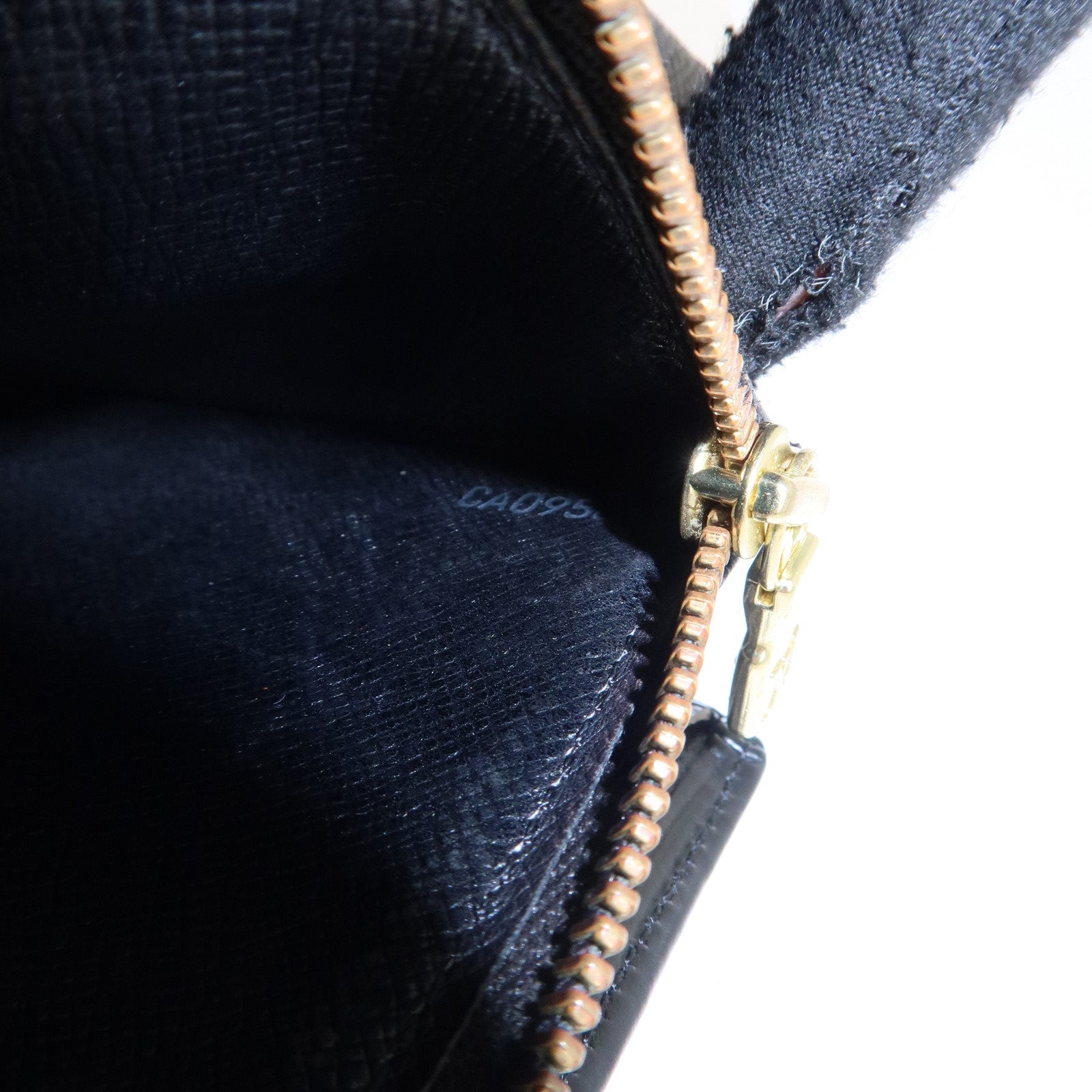 Louis Vuitton Set of 2 Epi Long Wallet Black M63752 M63252 Used