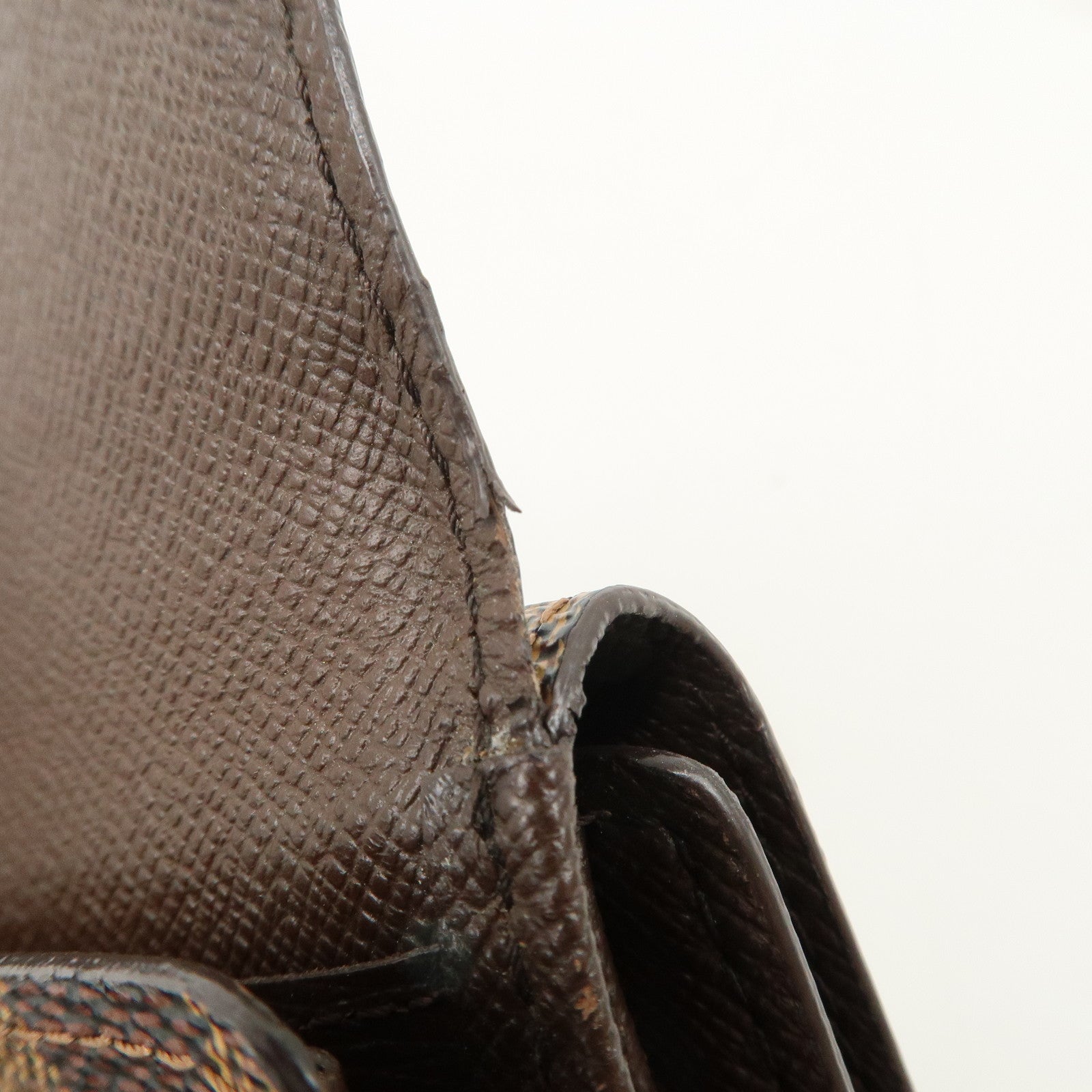 Louis Vuitton Damier Porte Monnaie Bier Carte Credit N61652 Used