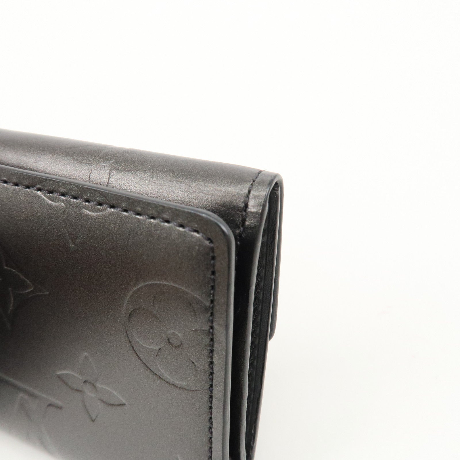 Louis Vuitton Monogram Matte Ludlow Coin Case Noir M65122 Used