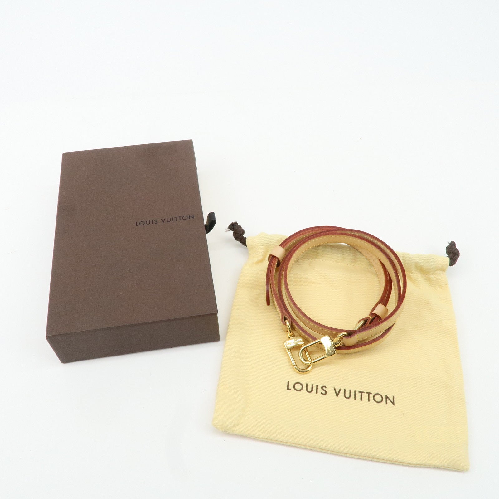 Louis Vuitton Nume Leather Shoulder Strap 120cm J52312 Used