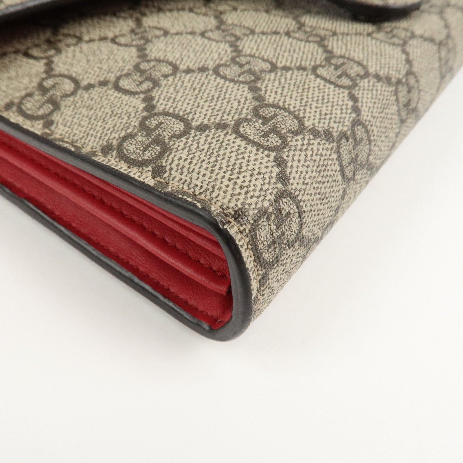 GUCCI Dionysus GG Supreme Chain Shoulder Bag Beige 401231