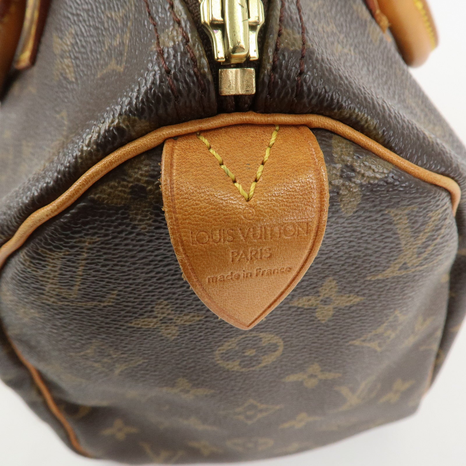 Louis Vuitton Monogram Speedy 30 Boston Bag Hand Bag Brown M41526