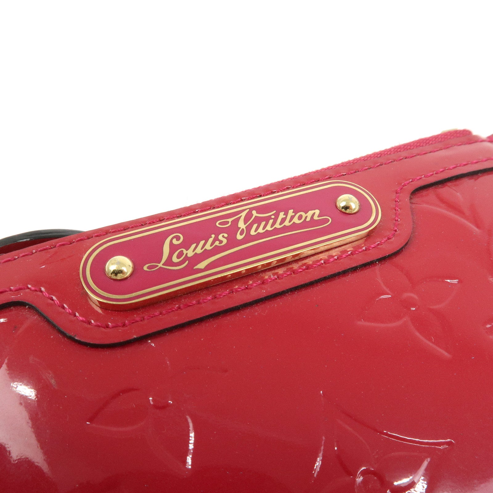 Louis Vuitton Monogram Vernis Pochette Cles NM Rose Indien M61466