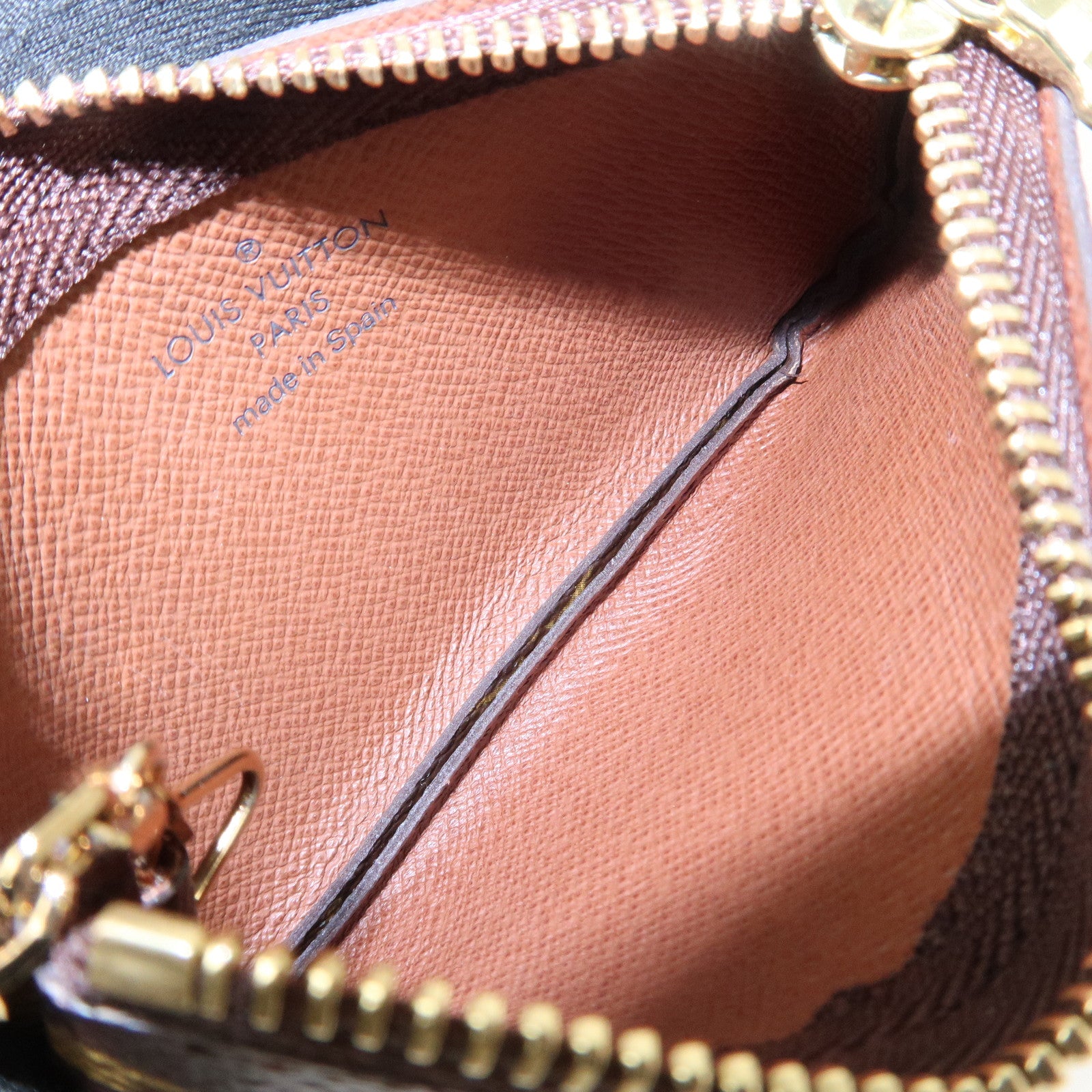 Louis Vuitton Monogram Pochette Cles Coin Case Key Case M62650