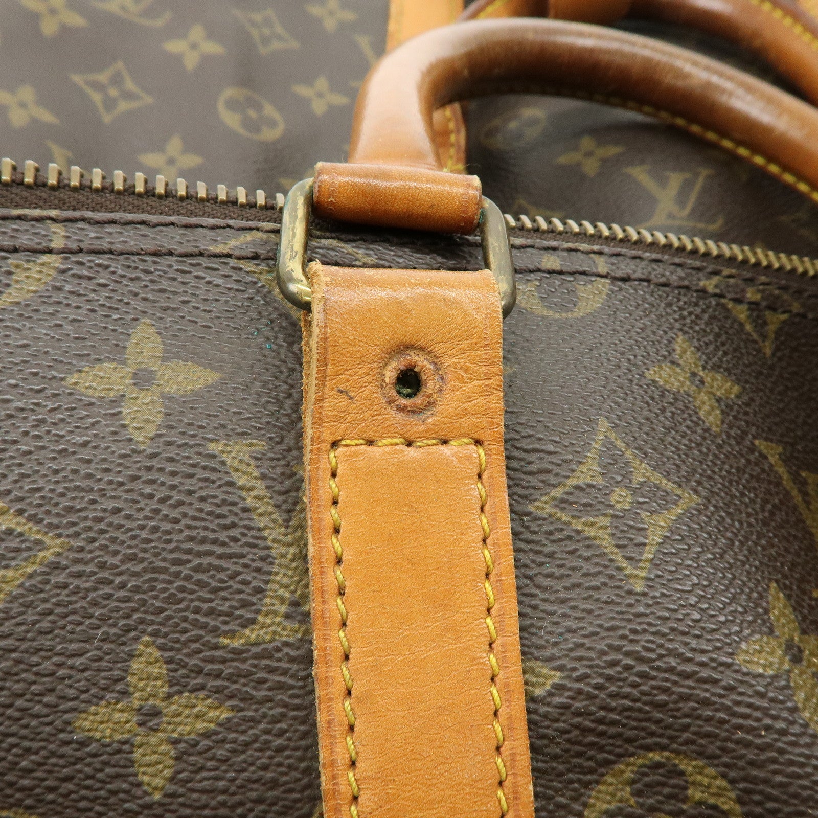 Louis Vuitton Monogram Keep All Bandouliere 55 Boston Bag M41414