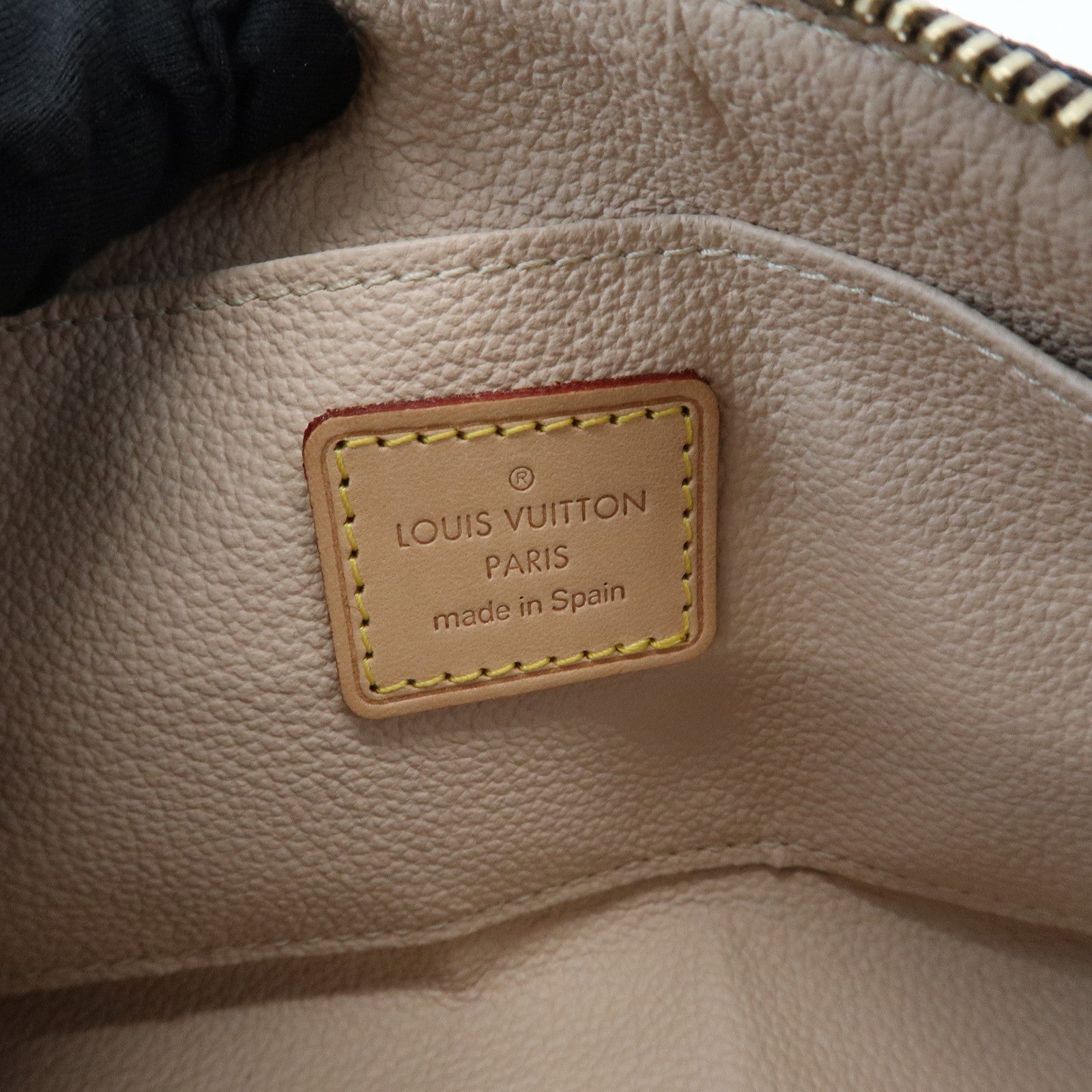 Louis Vuitton Monogram Pochette Cosmetic Pouch Brown M47515