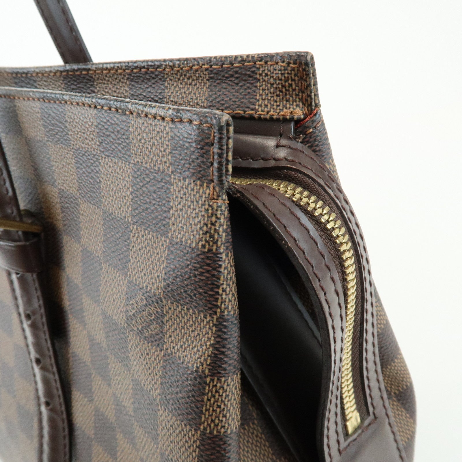 Louis Vuitton Damier Ebene Chelsea Canvas Shoulder Bag N51119
