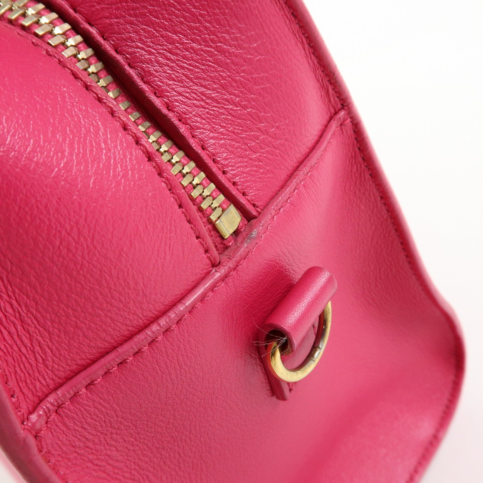 SAINT LAURENT PARIS Cassandra Leather 2Way Hand Shoulder Bag 372087