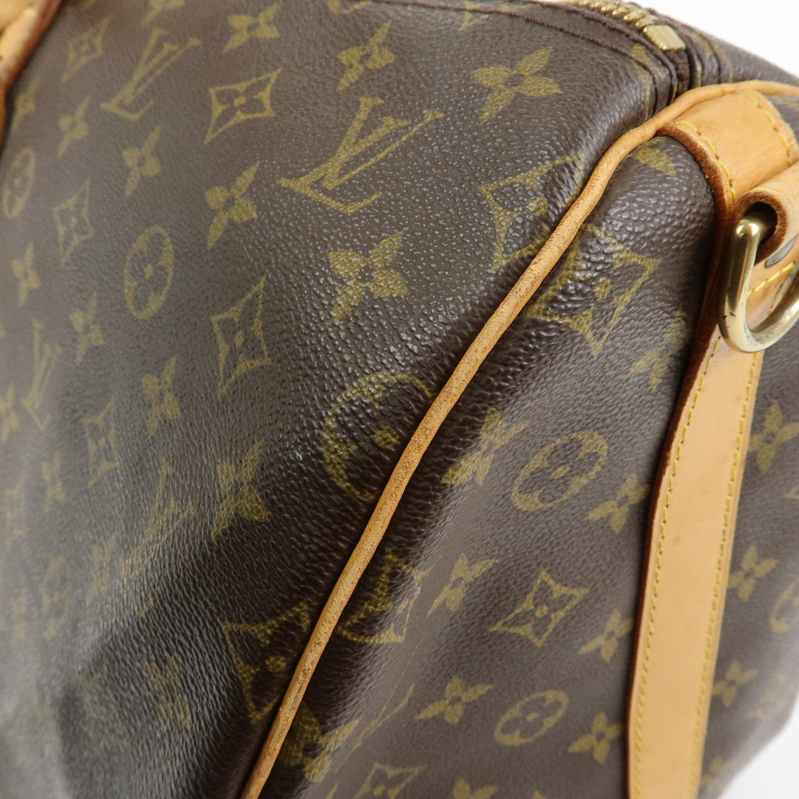 Louis Vuitton Monogram Keep All Bandouliere 55 Boston Bag M41414