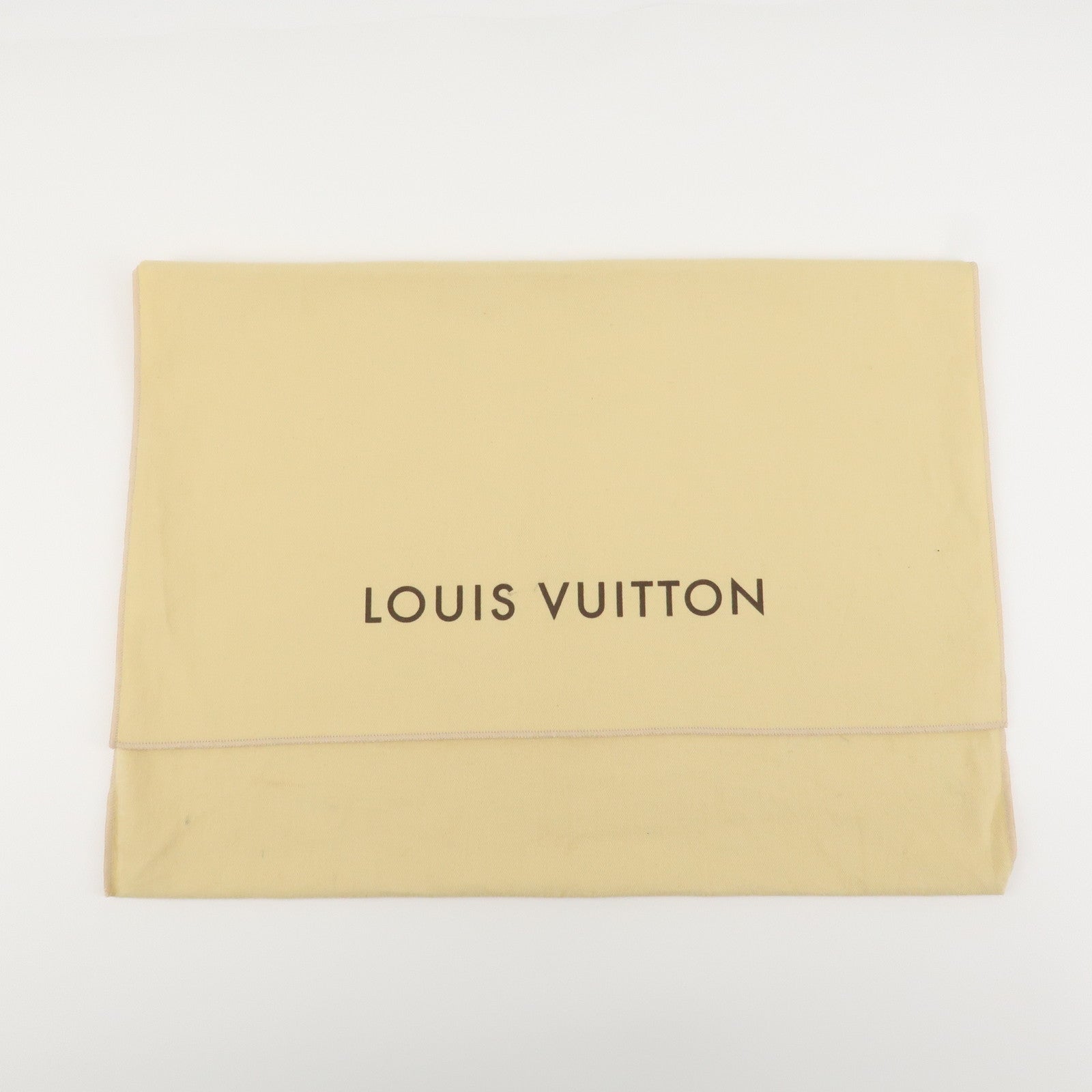 Louis Vuitton Set Of 10 Dust Bag Storage Bag Flap Style Beige Used