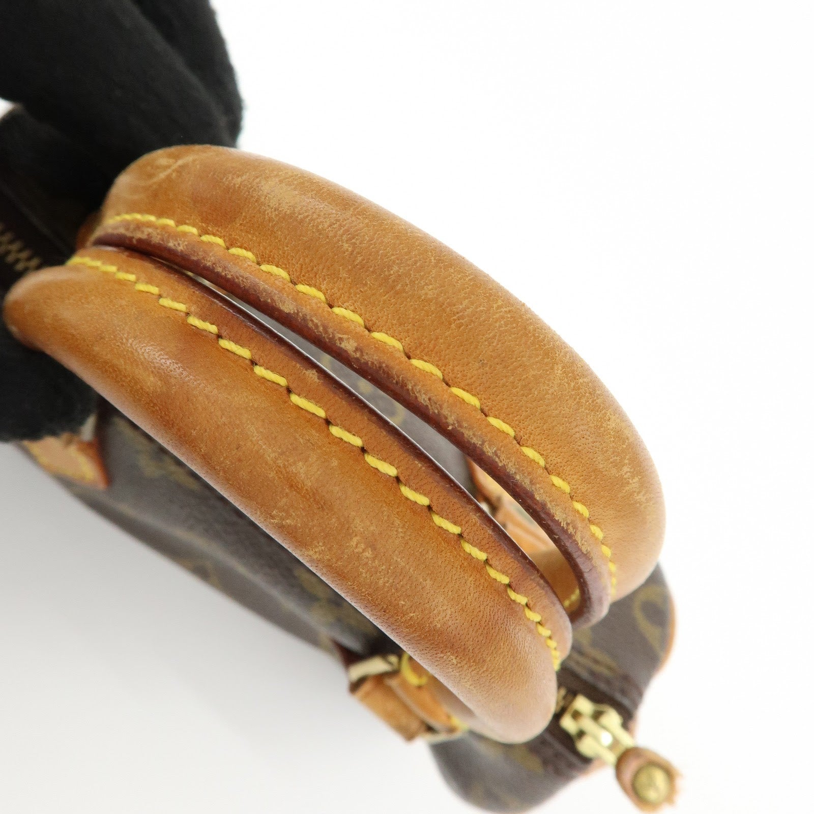 Louis Vuitton Monogram Mini Speedy Hand Bag Brown M41534