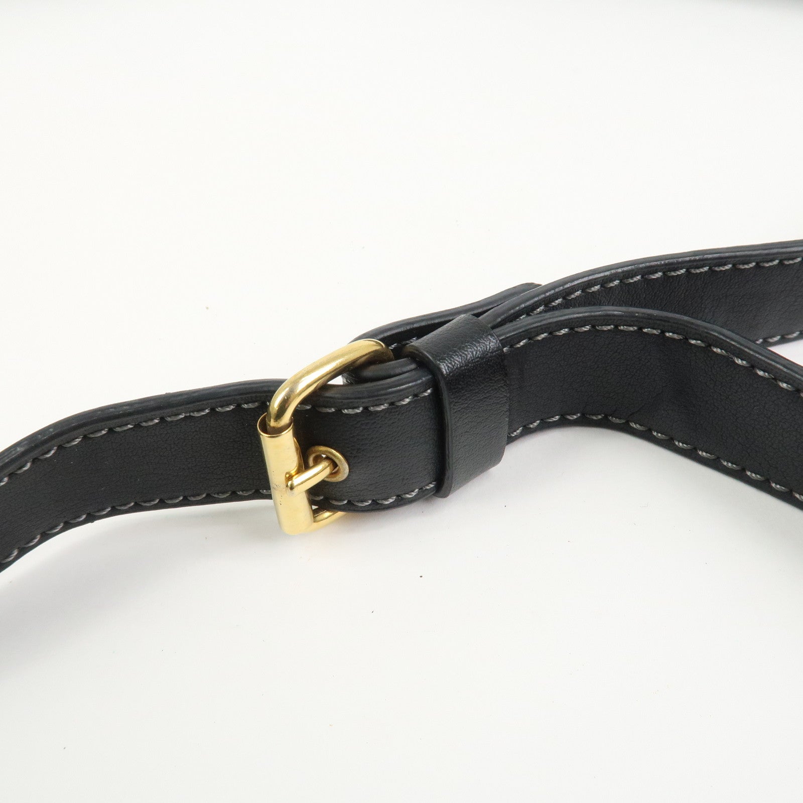 Chloe Eden Logo Leather Shoulder Bag Crossbody Bag Black Brown