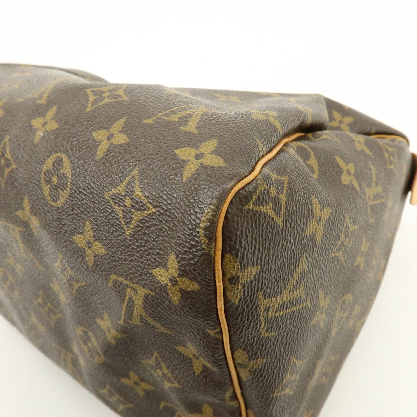 Louis Vuitton Monogram Speedy 30 Boston Bag Hand Bag Brown M41526