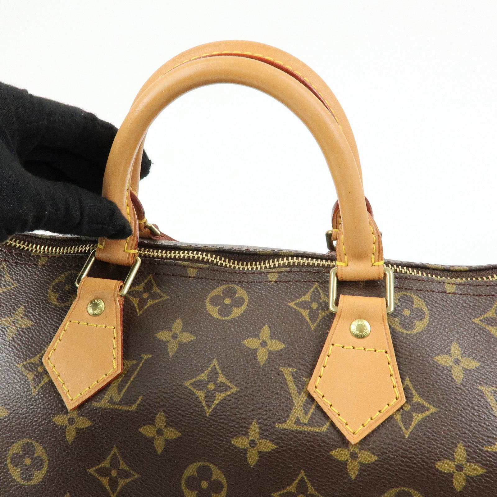 Louis Vuitton Monogram Speedy 30 Boston Bag Hand Bag Brown M41526