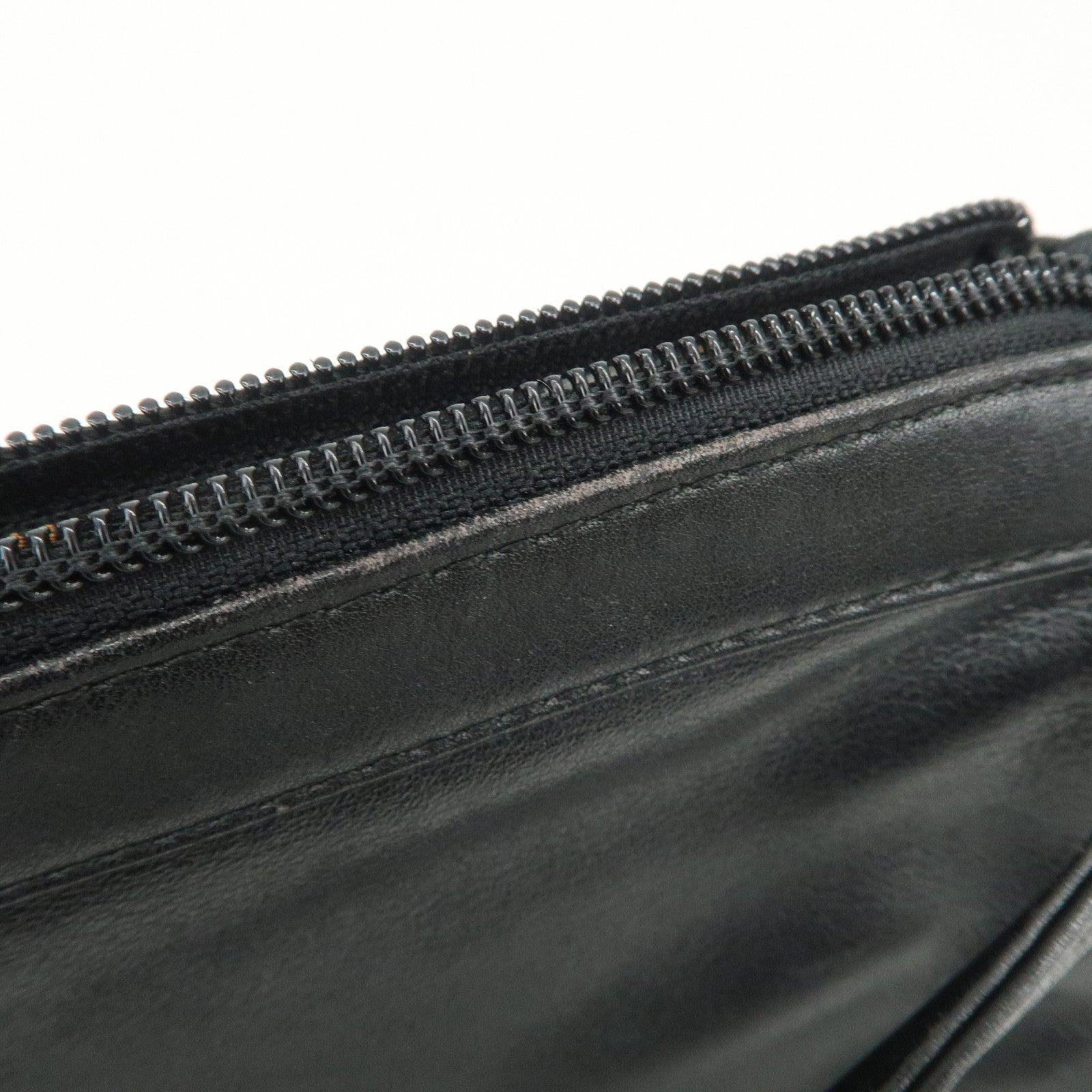 LOEWE Anagram Logo Leather Shoulder Bag Crossbody Bag Black