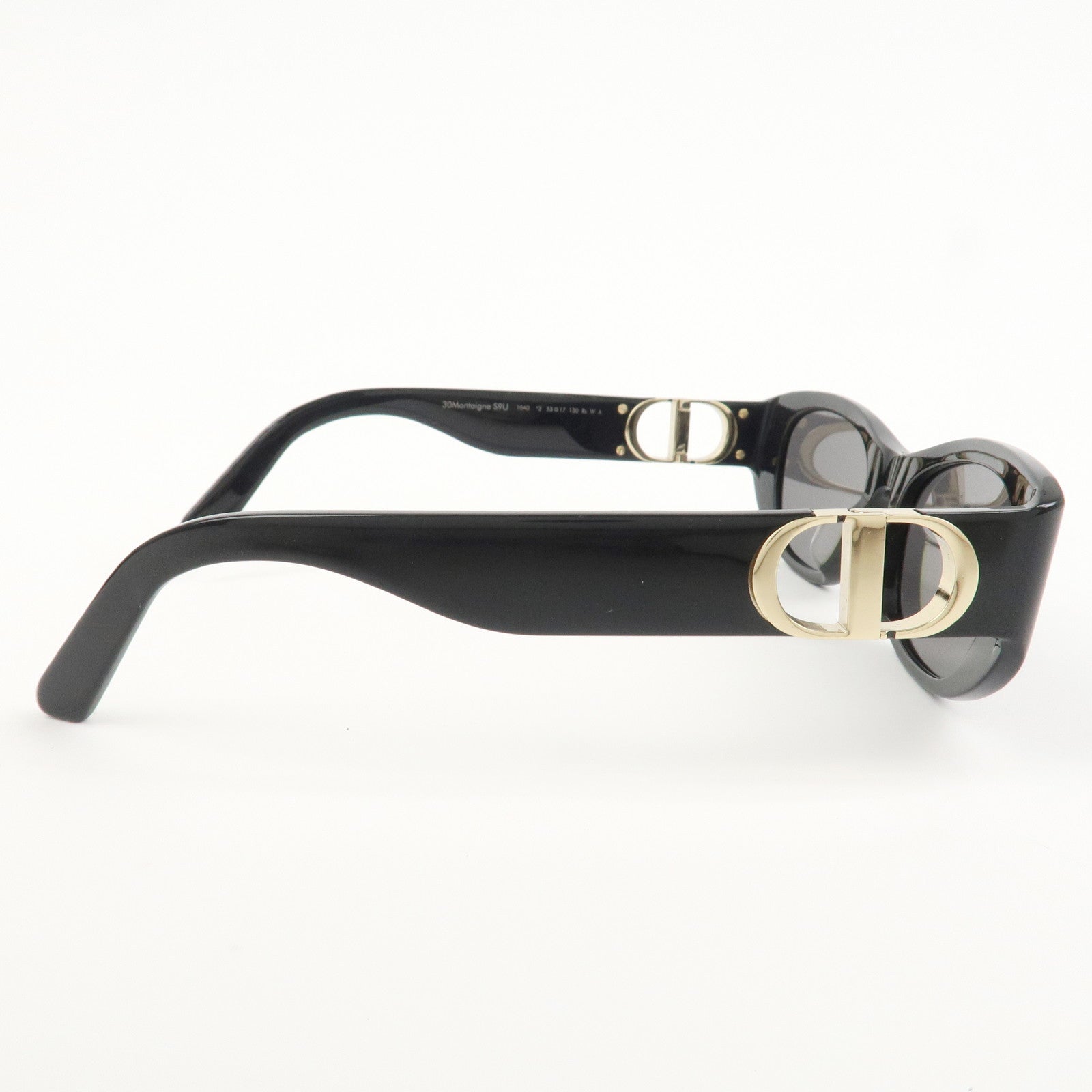 Christian Dior Plastic Sunglasses 10A0 *3 53□17 130 Black