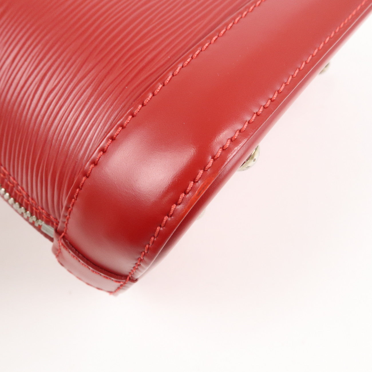 Louis Vuitton Epi Alma BB 2Way Hand Shoulder Bag Carmine M40850 Used