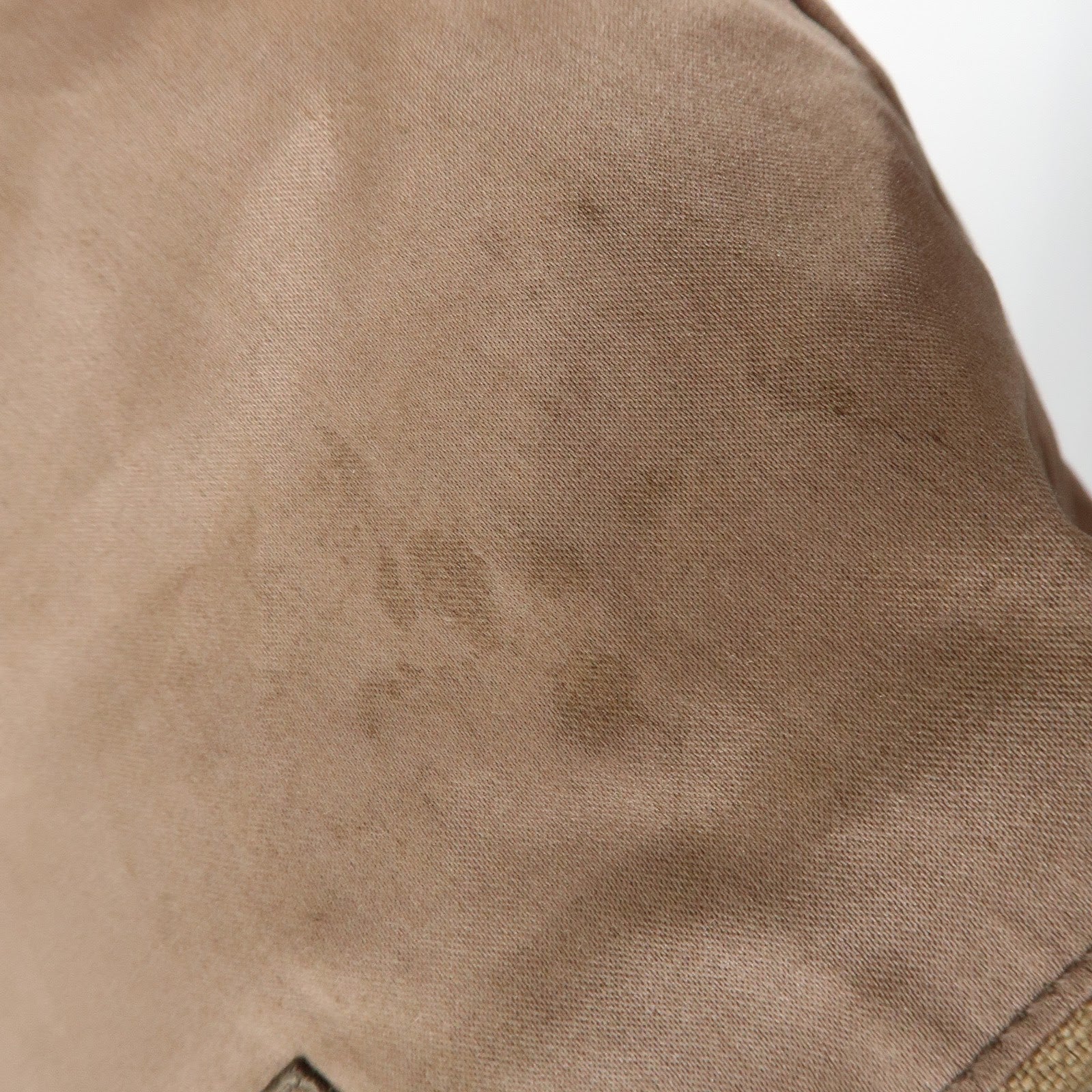 CHANEL Suede Patchwork Shoulder Bag Tote Bag Beige