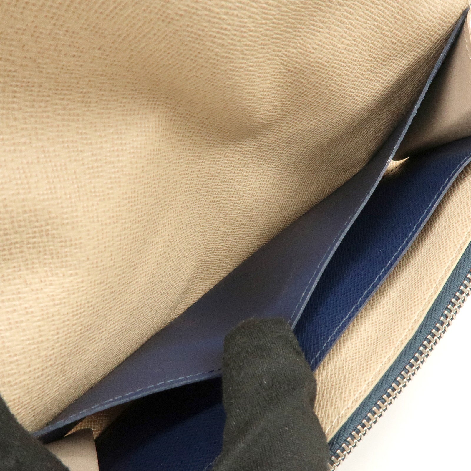 Louis Vuitton Epi Portefeuille Emilie Wallet Indigo Blue M60854