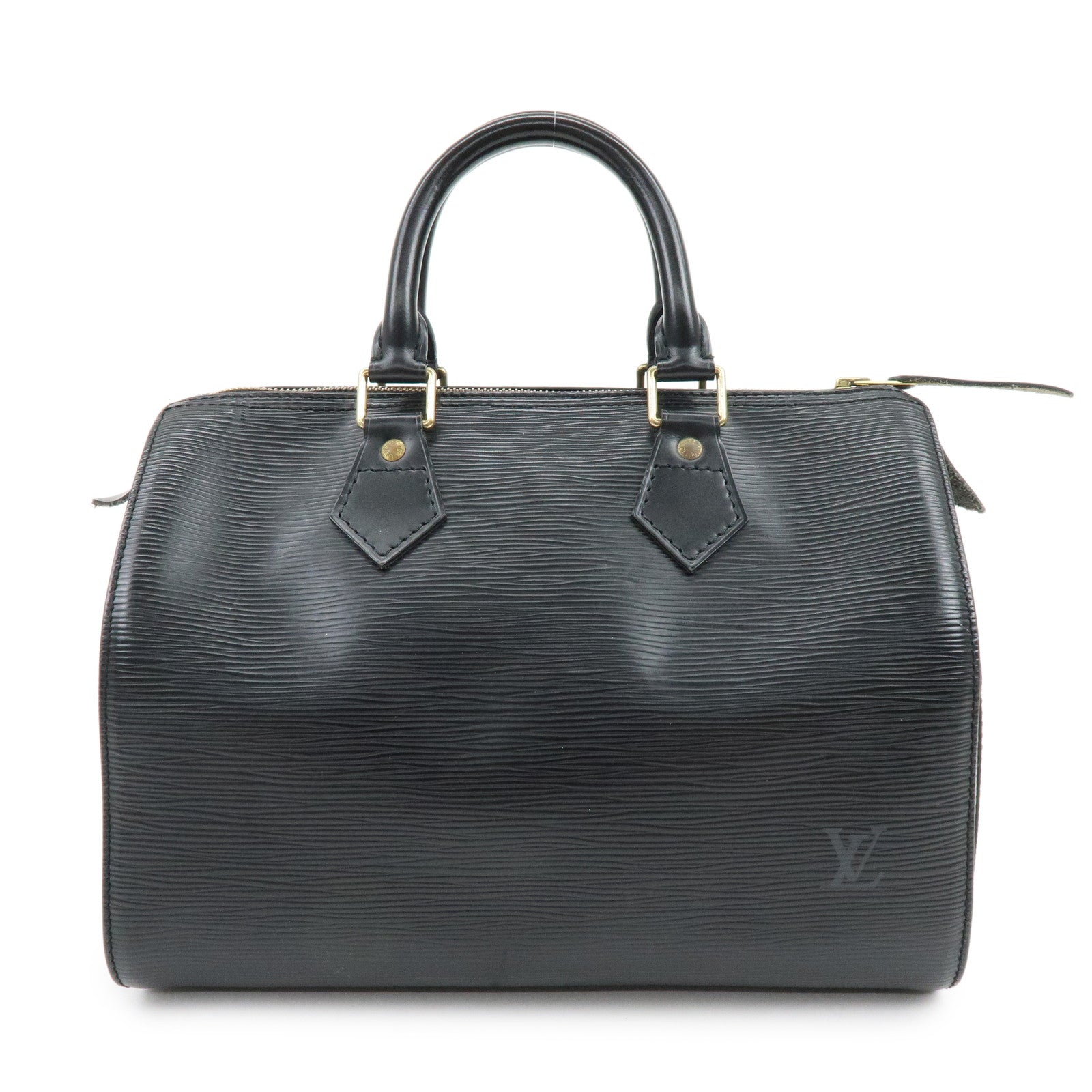 Louis Vuitton Epi Leather Speedy 25 Hand Bag Boston Bag Noir M59032