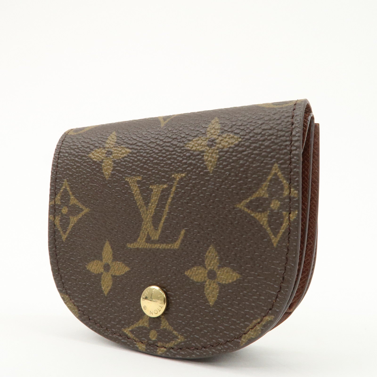 Louis Vuitton Monogram Porte Monnaie Gousset Coin Case M61970