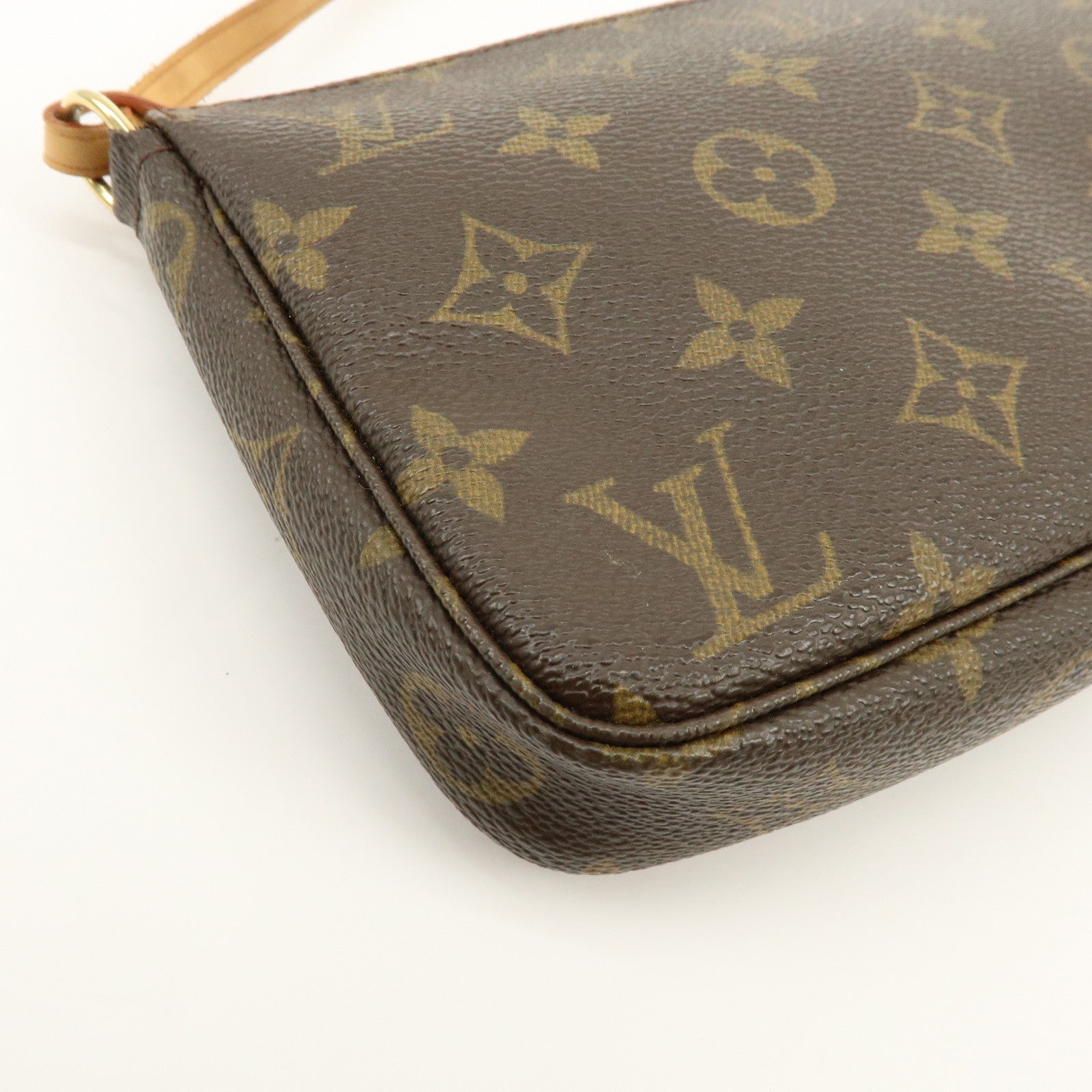 Louis Vuitton Monogram Pochette Accessoires Pouch Hand Bag M51980